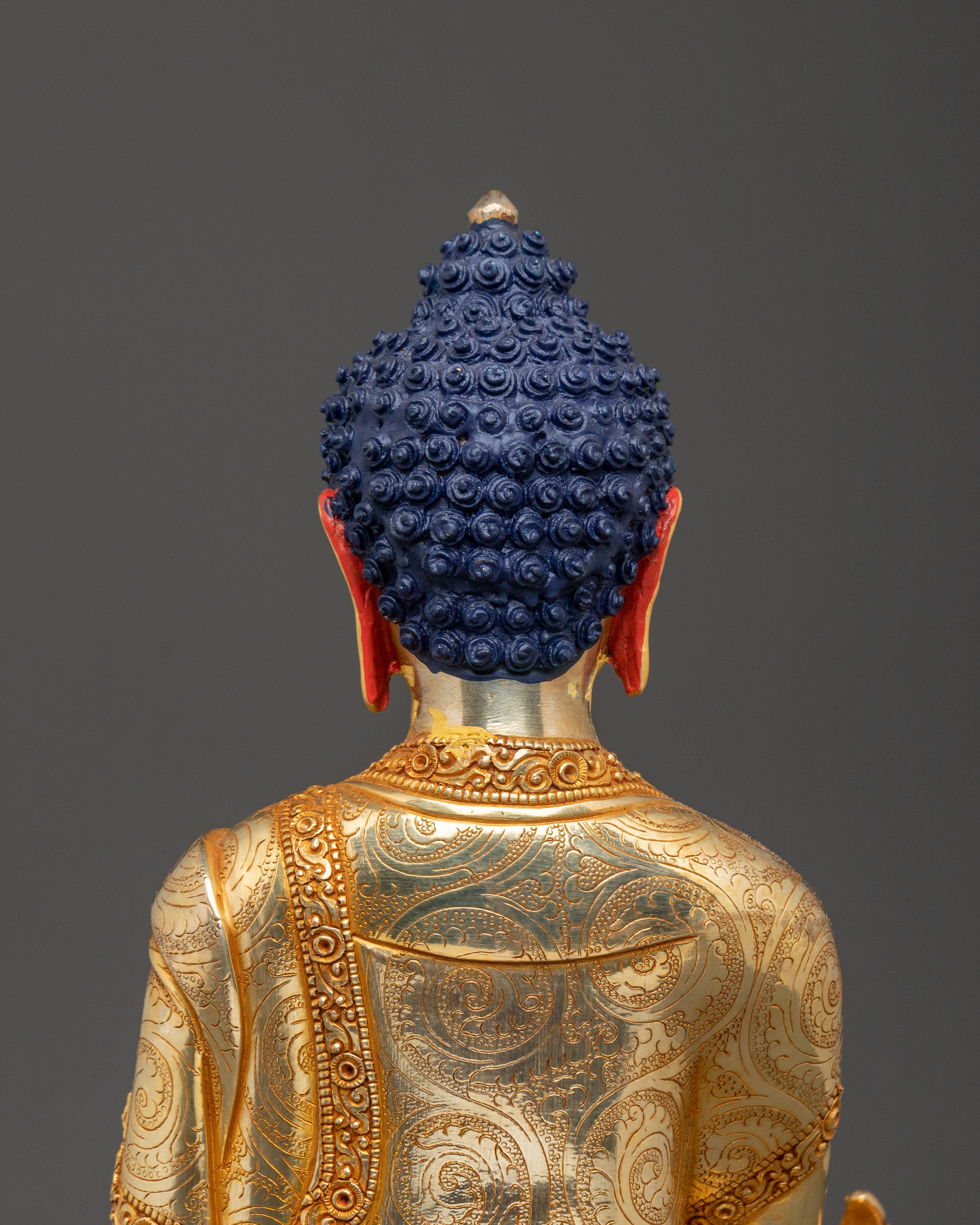 Healing Buddha Medicine Buddha Statue | 24K Gold Gilded Copper