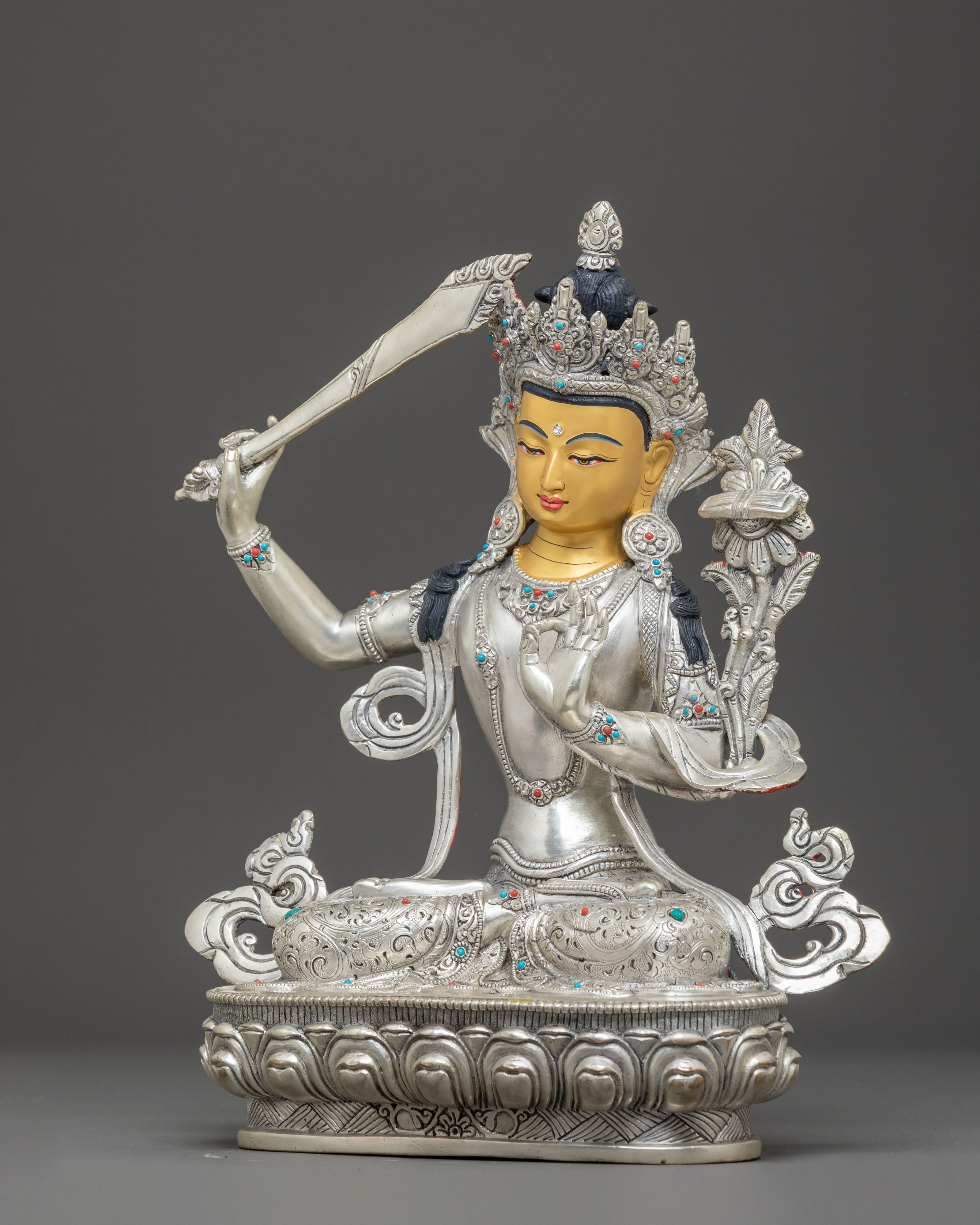 Manjushri Statue | Sword of Wisdom Deity