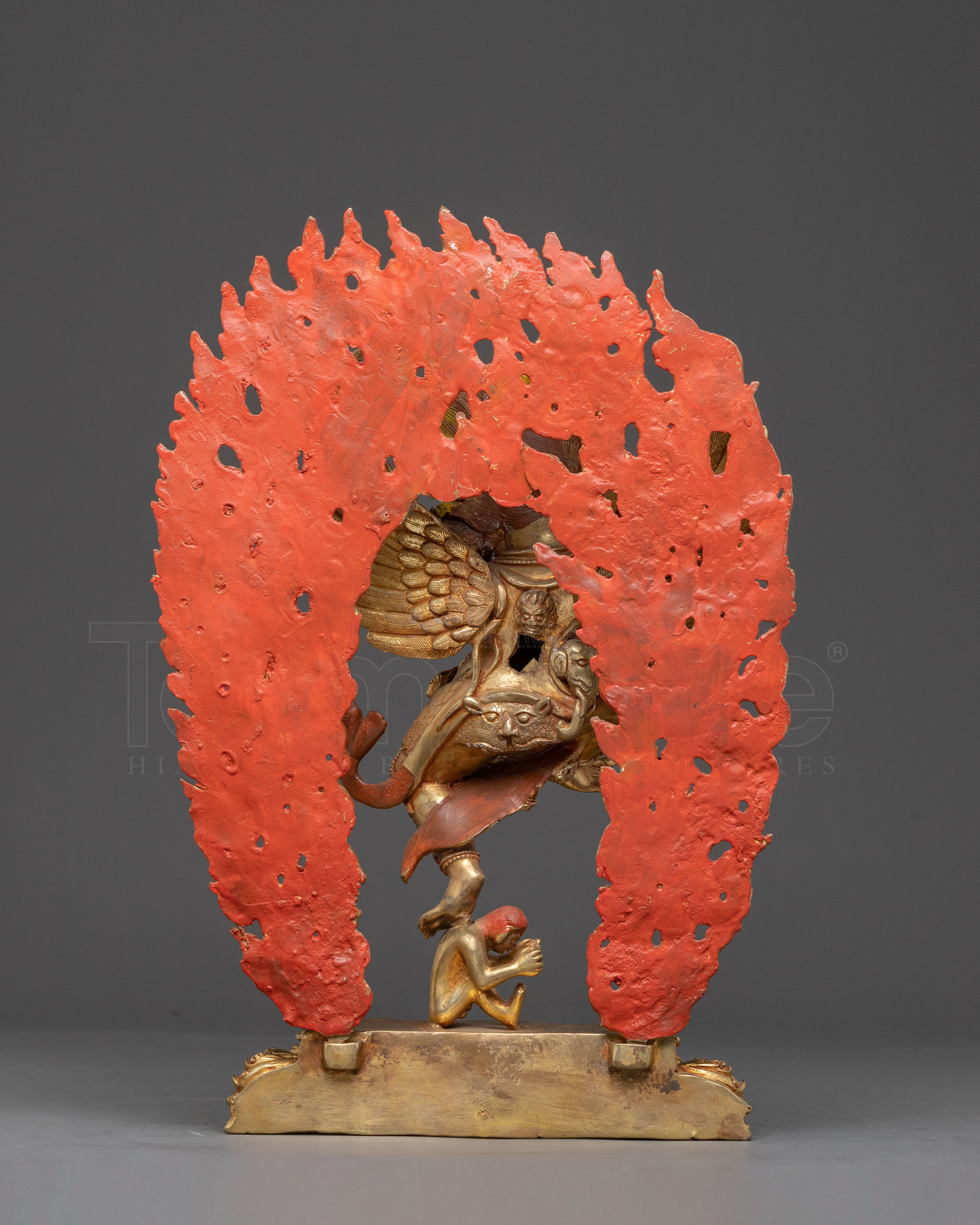 Golden Handmade Statue of Garuda | Divine Protector