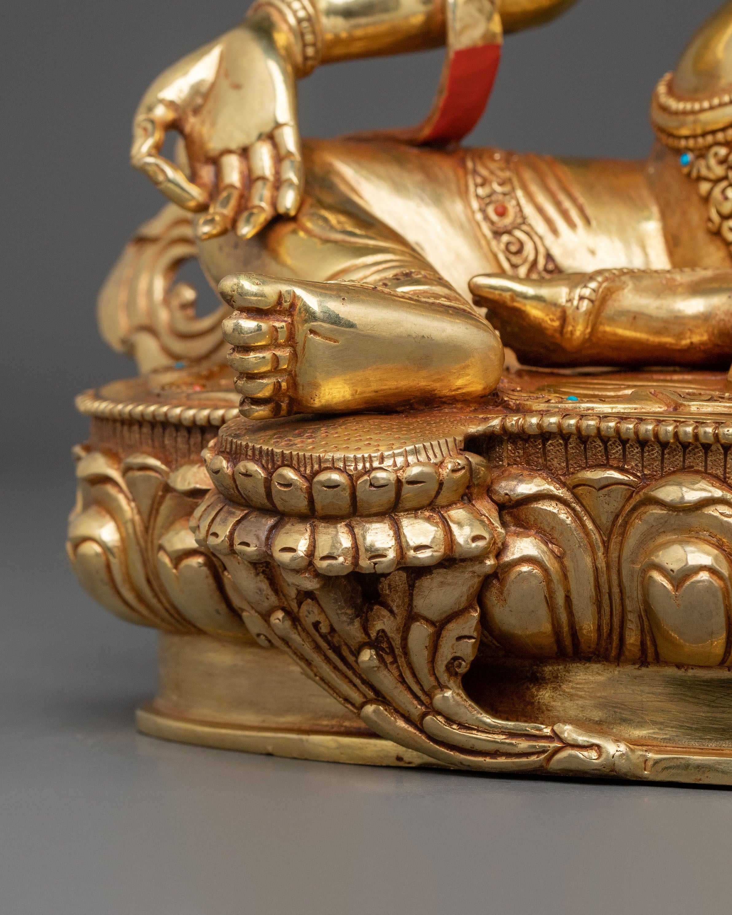 Green Tara Spiritual Decor Statue | Meditation Altar Decor