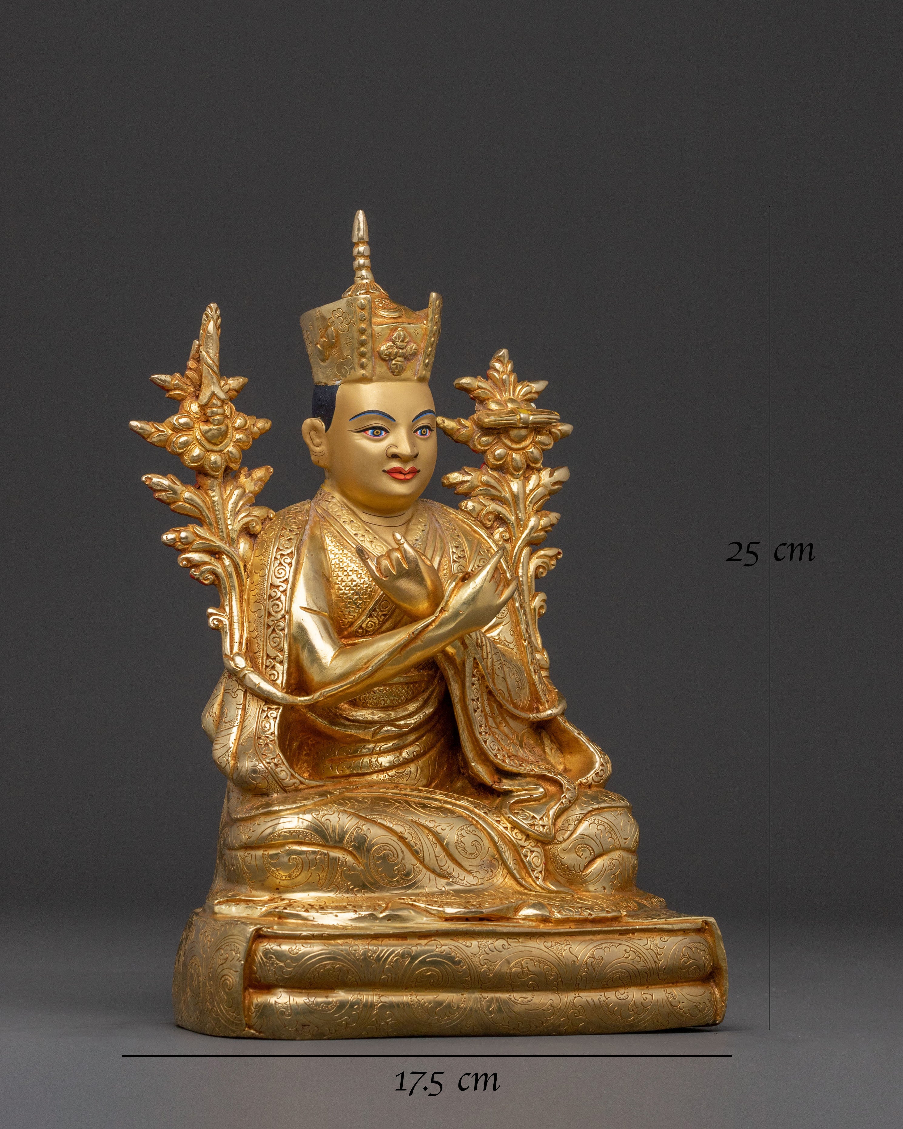 16th Karmapa Traditional Statue– Handcrafted Copper Sculpture