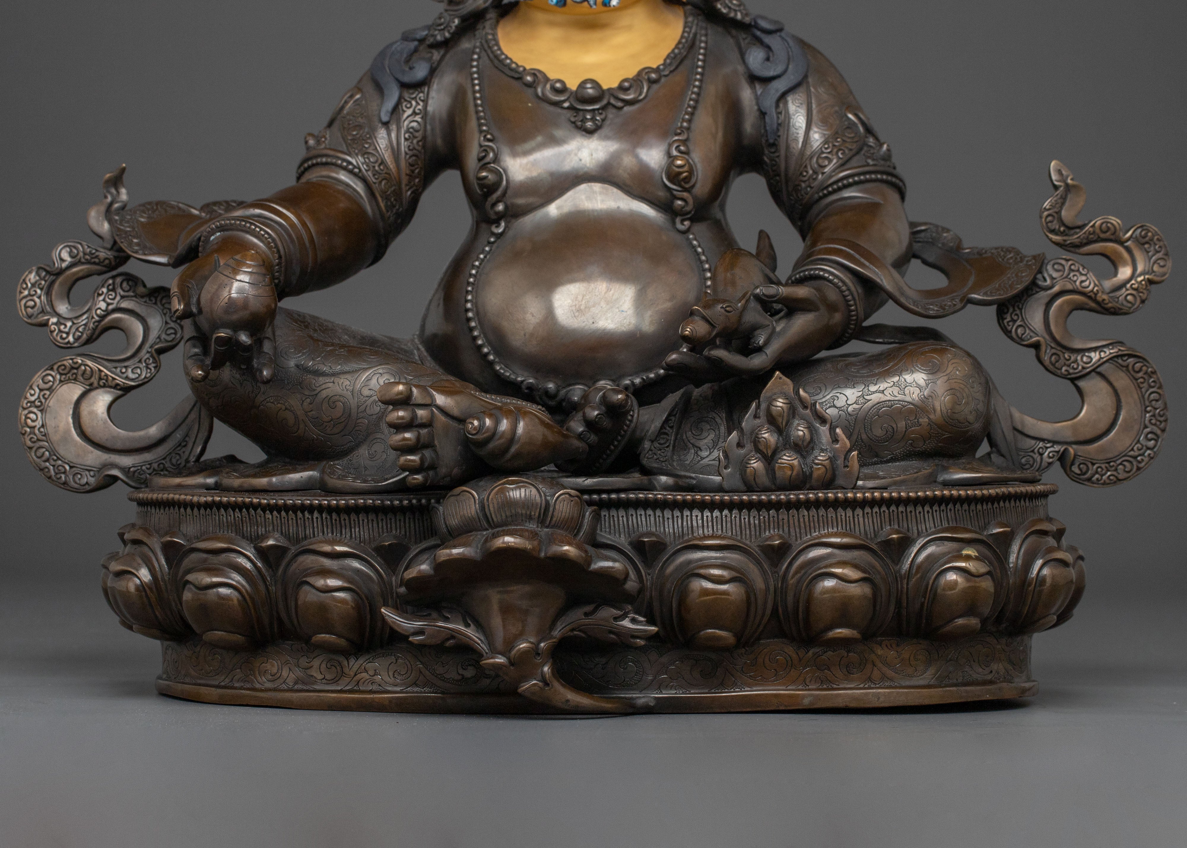 Dzambhala Figurine of Prosperity | Wealth Deity of Abundance & Fortune