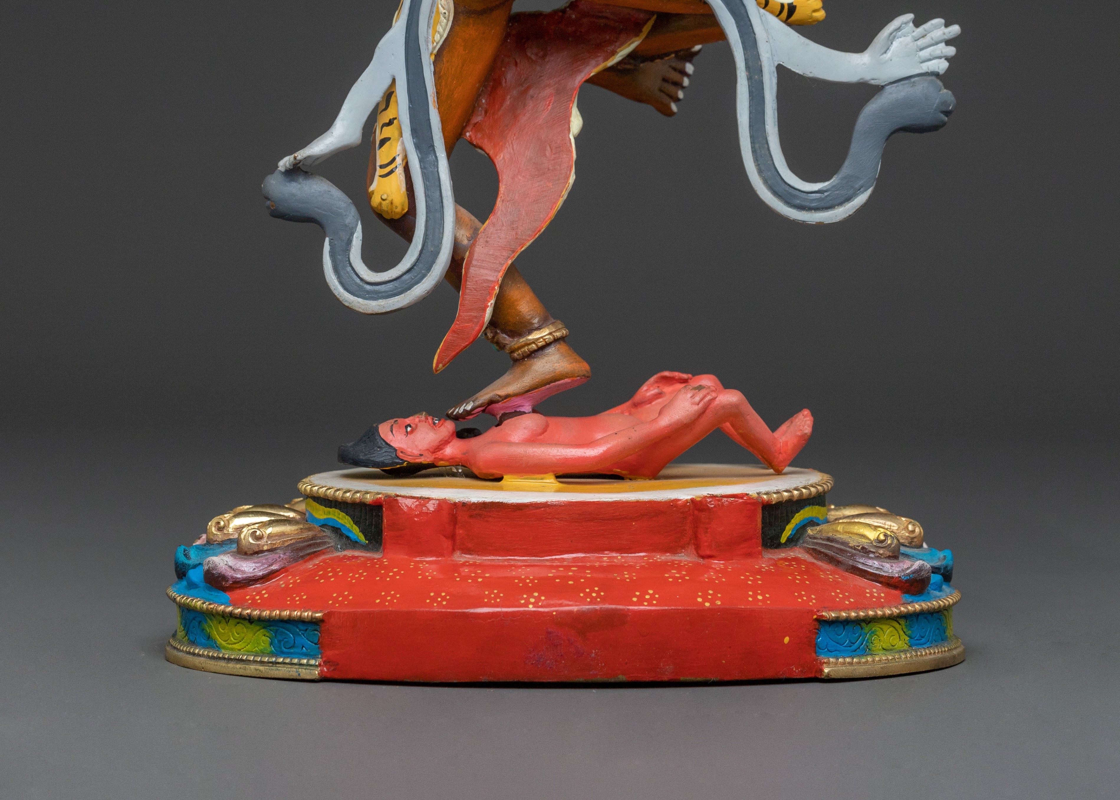 Troma Nagmo Fierce Statue | Black Wrathful Mother