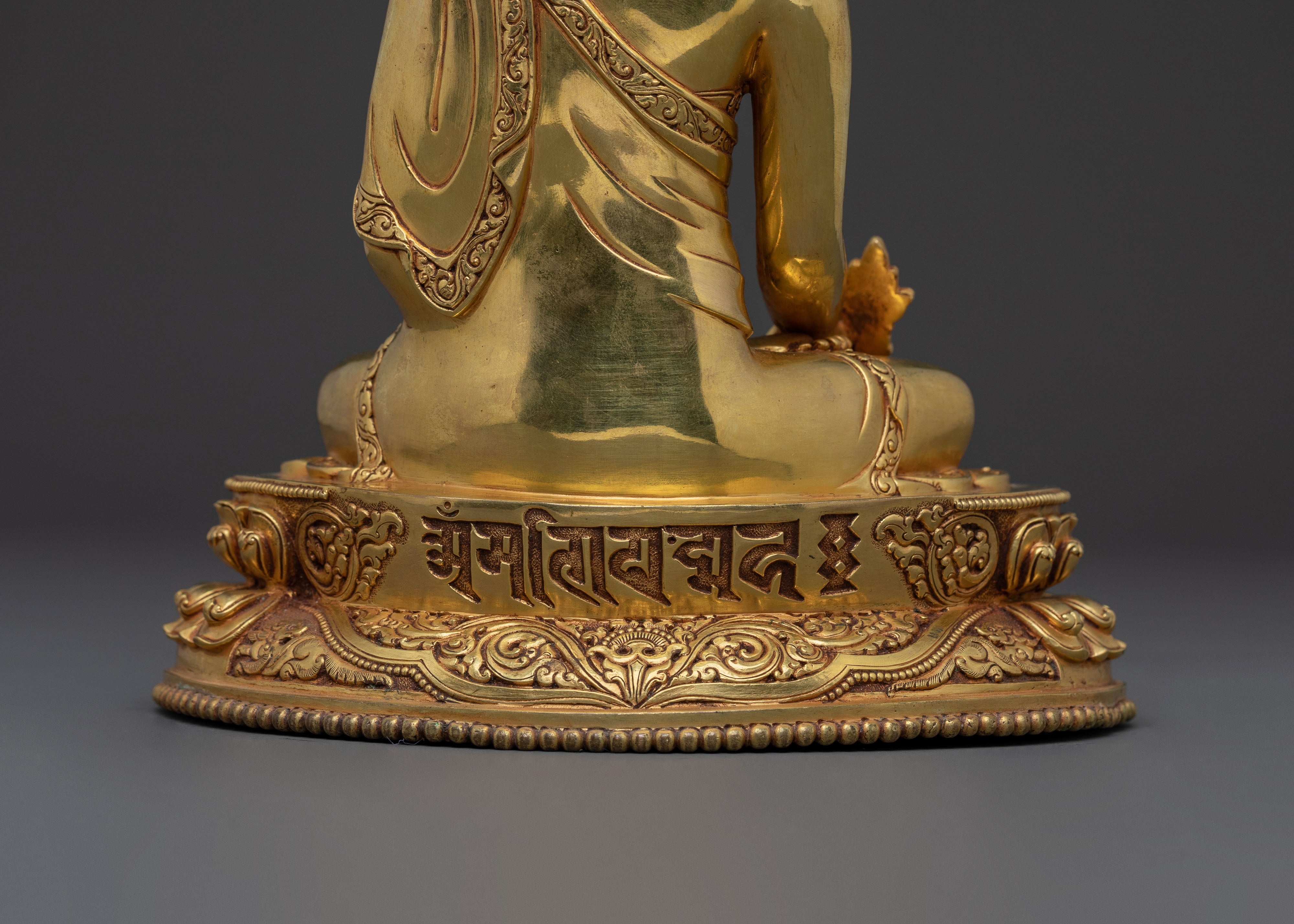 Medicine Buddha Meditation Figurine | Buddhist Spiritual Decor