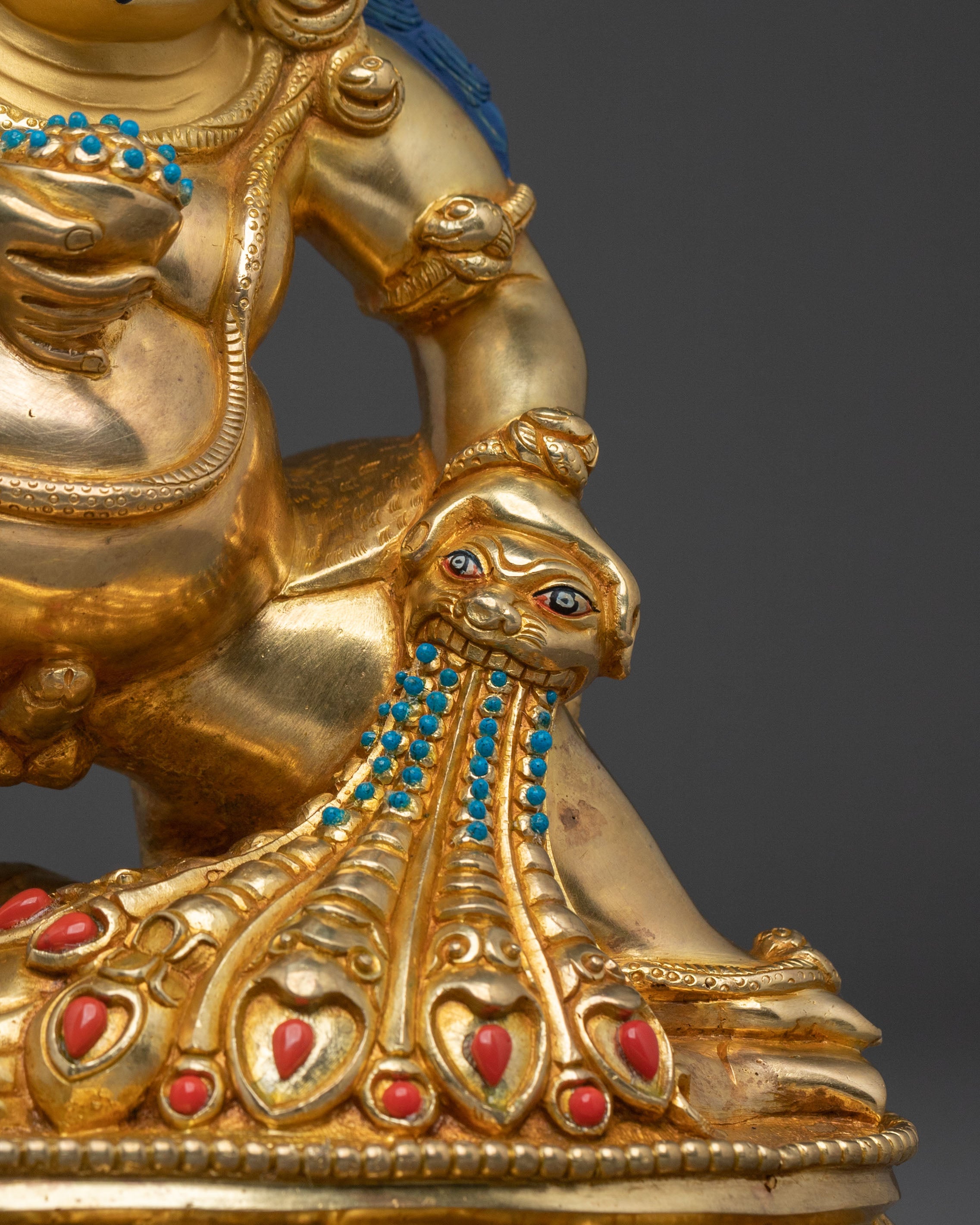 Black Dzambhala Wealth God Statue | Wealth Deity of Prosperity