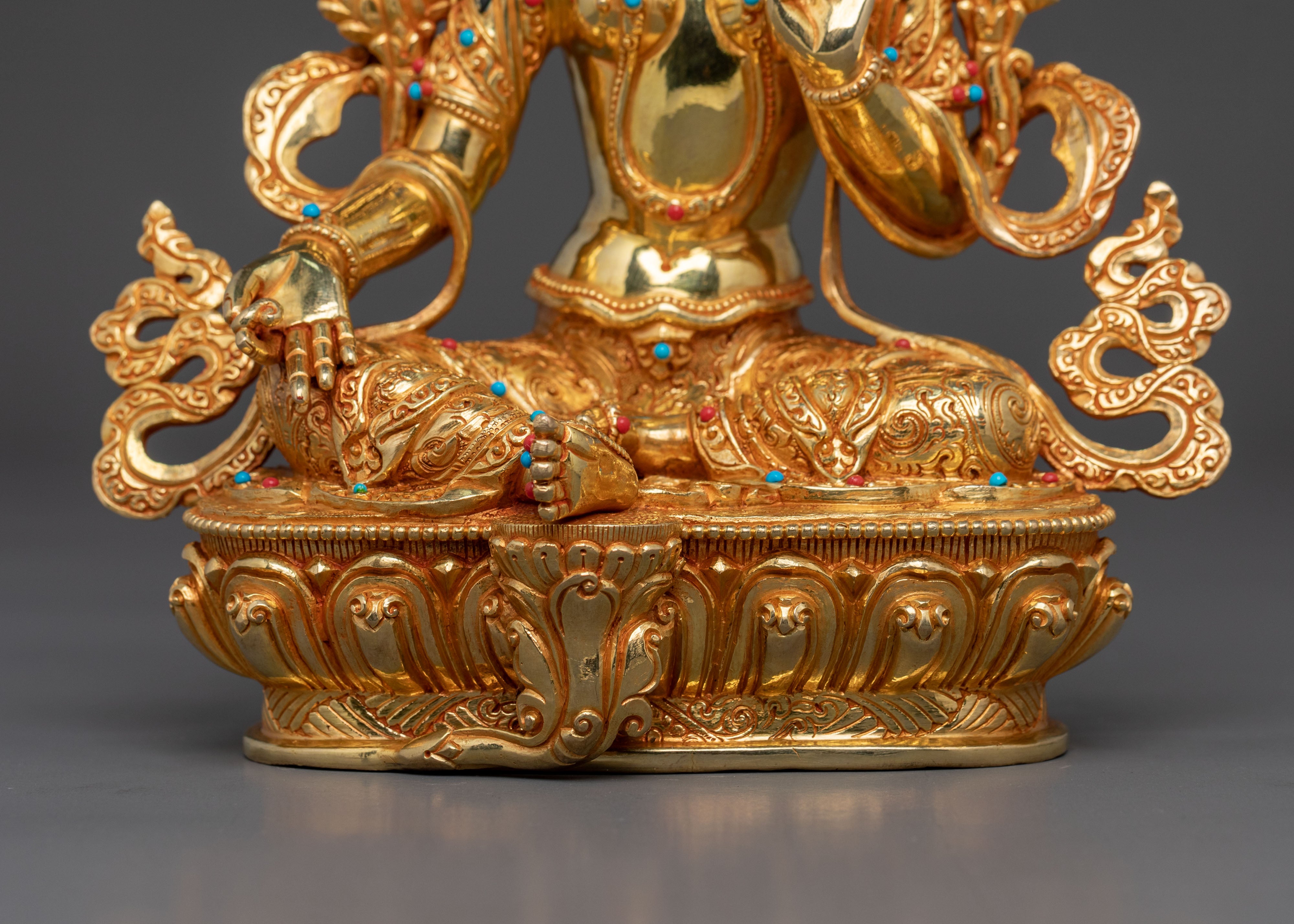 Green Tara Healing and Compassion Sculpture | Goddess of Mercy