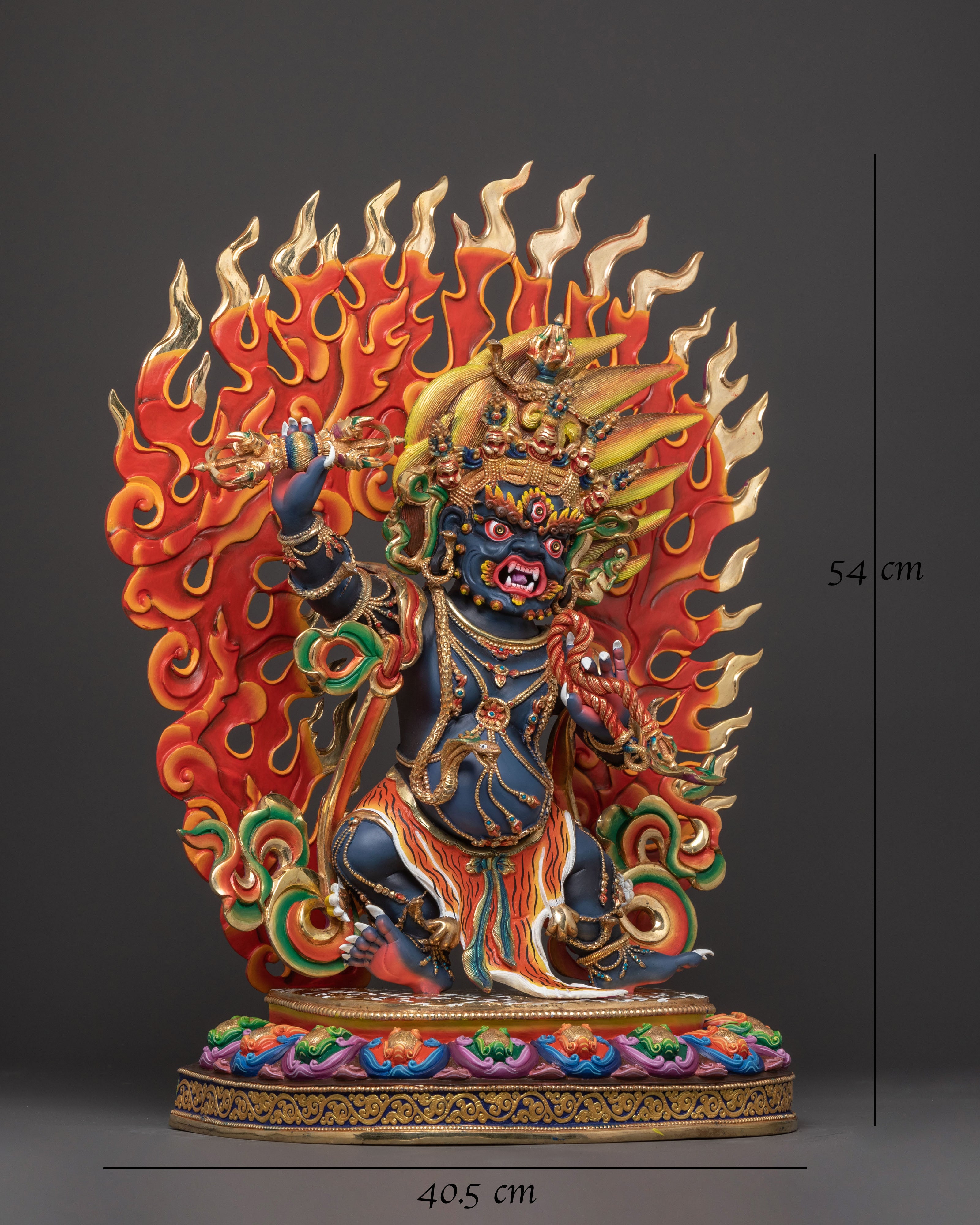 Handcrafted Copper Vajrapani Statue – Exquisite Nepalese Artistry
