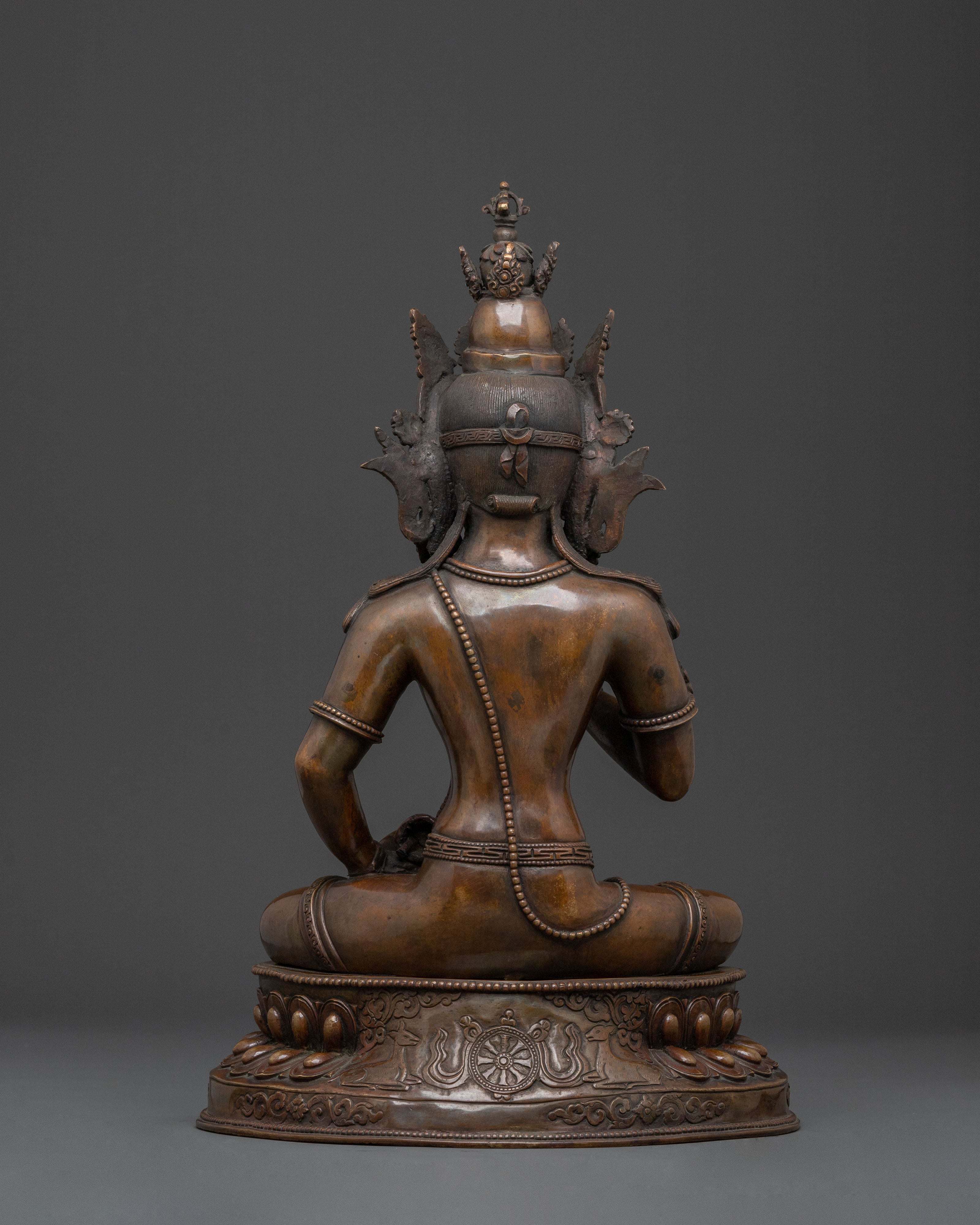 Vajrasattva Altar Decor Statue | Symbol of Purification