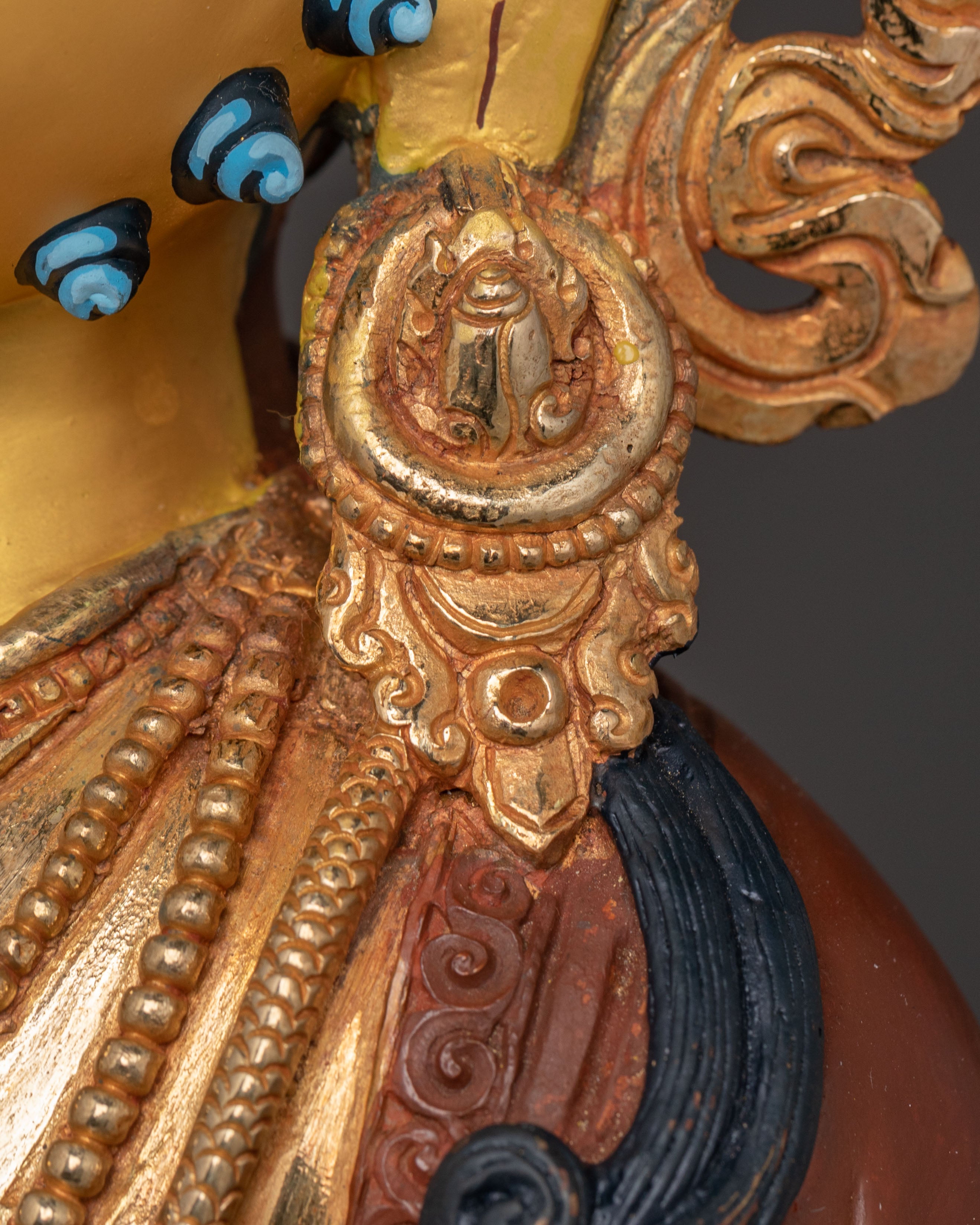 Golden Dzambhala Prosperity Statue | Handcrafted in Nepal