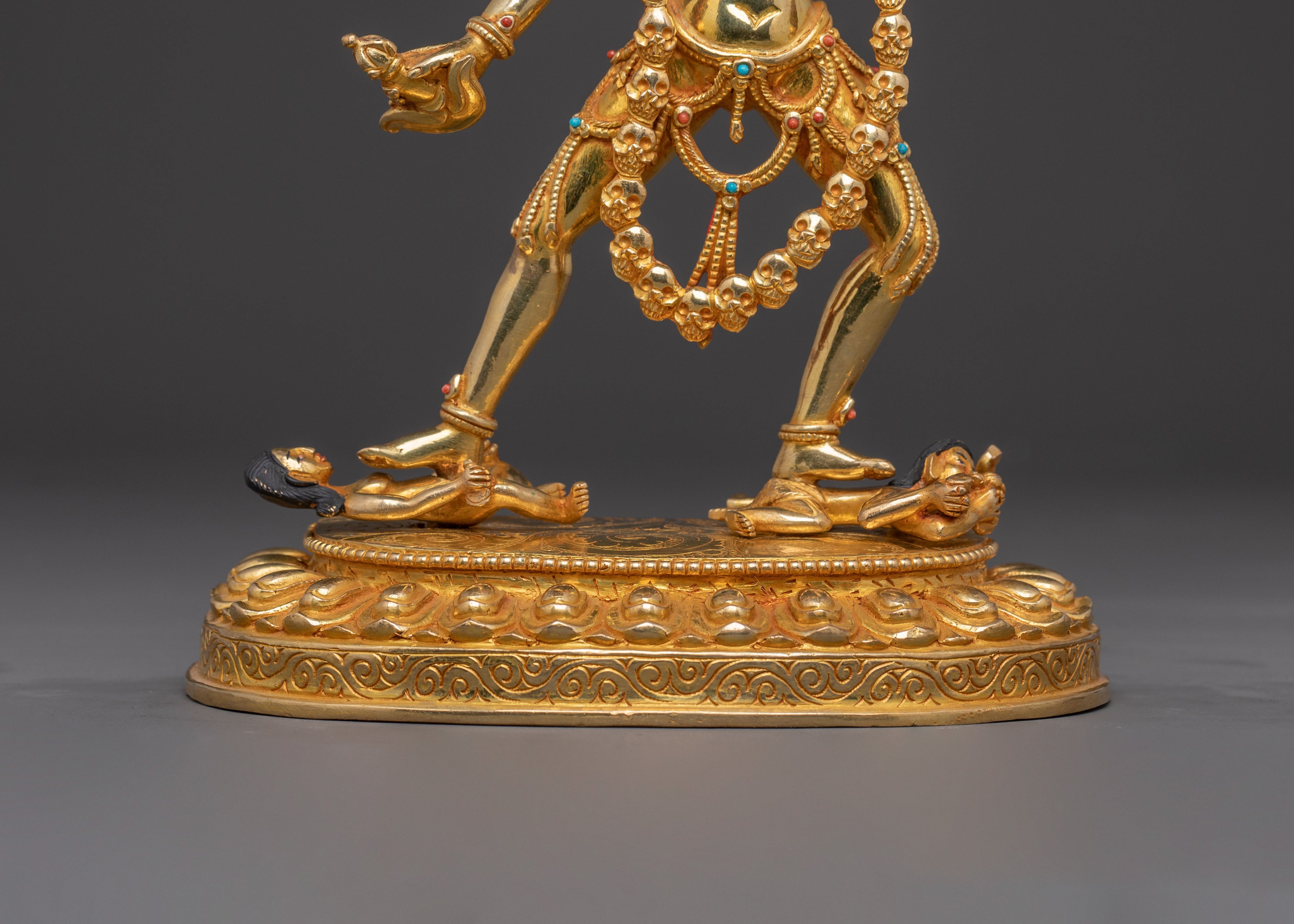 Vajrayogini Tantric Statue | Handcrafted 24K Gold Gilded Statue