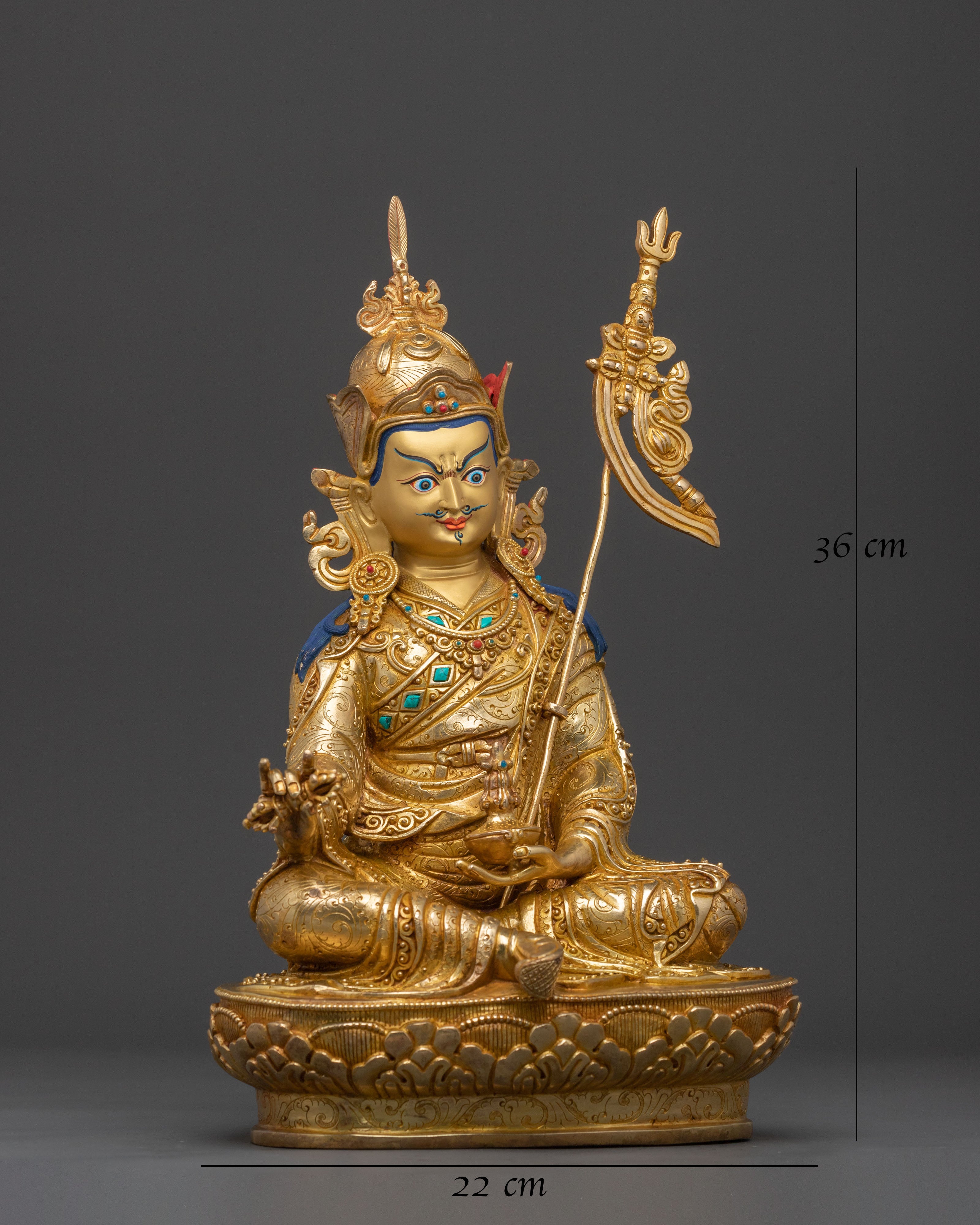 Handcrafted Guru Rinpoche Statue | Home Decor