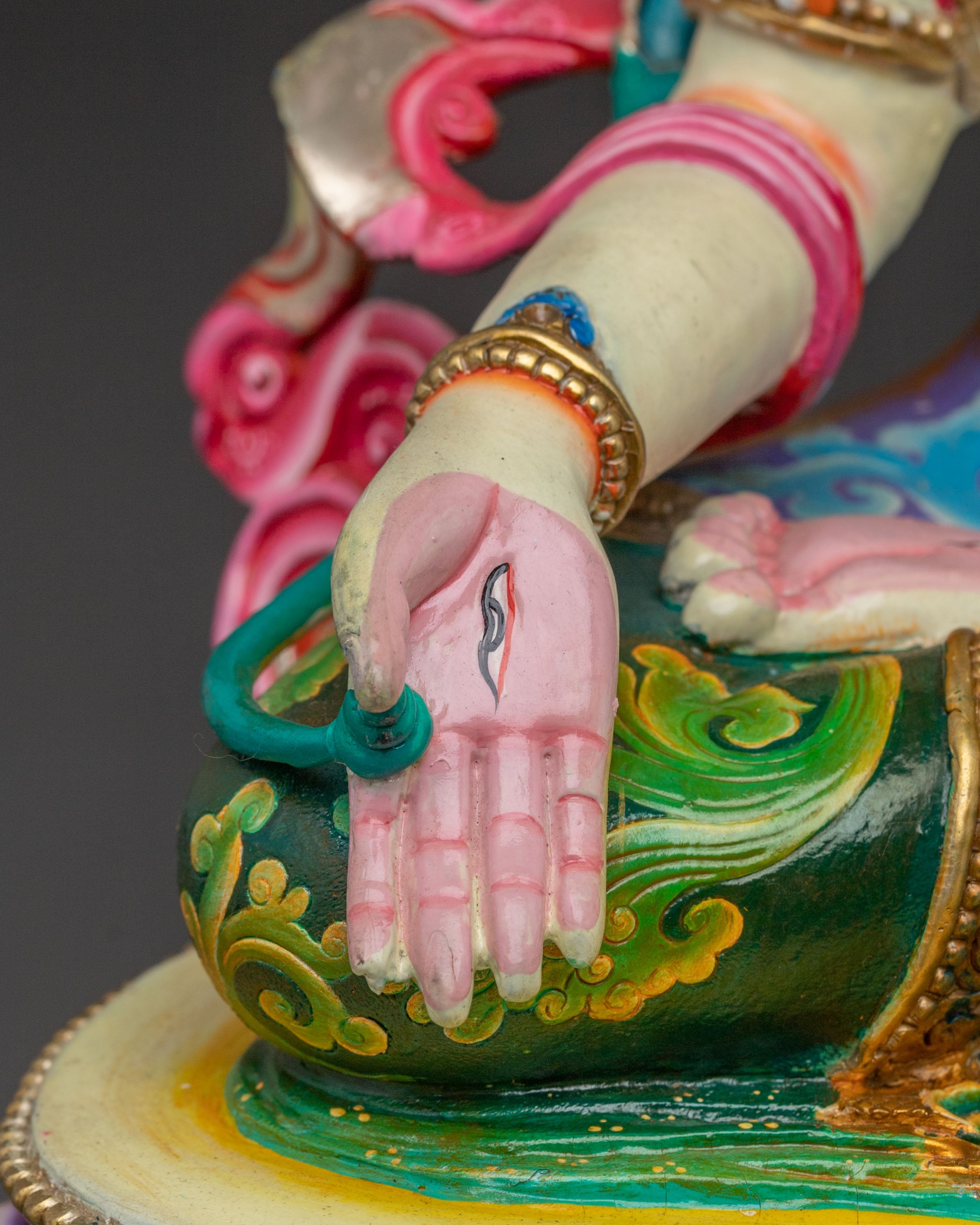 White Tara Statue – Hand-Gilded Copper