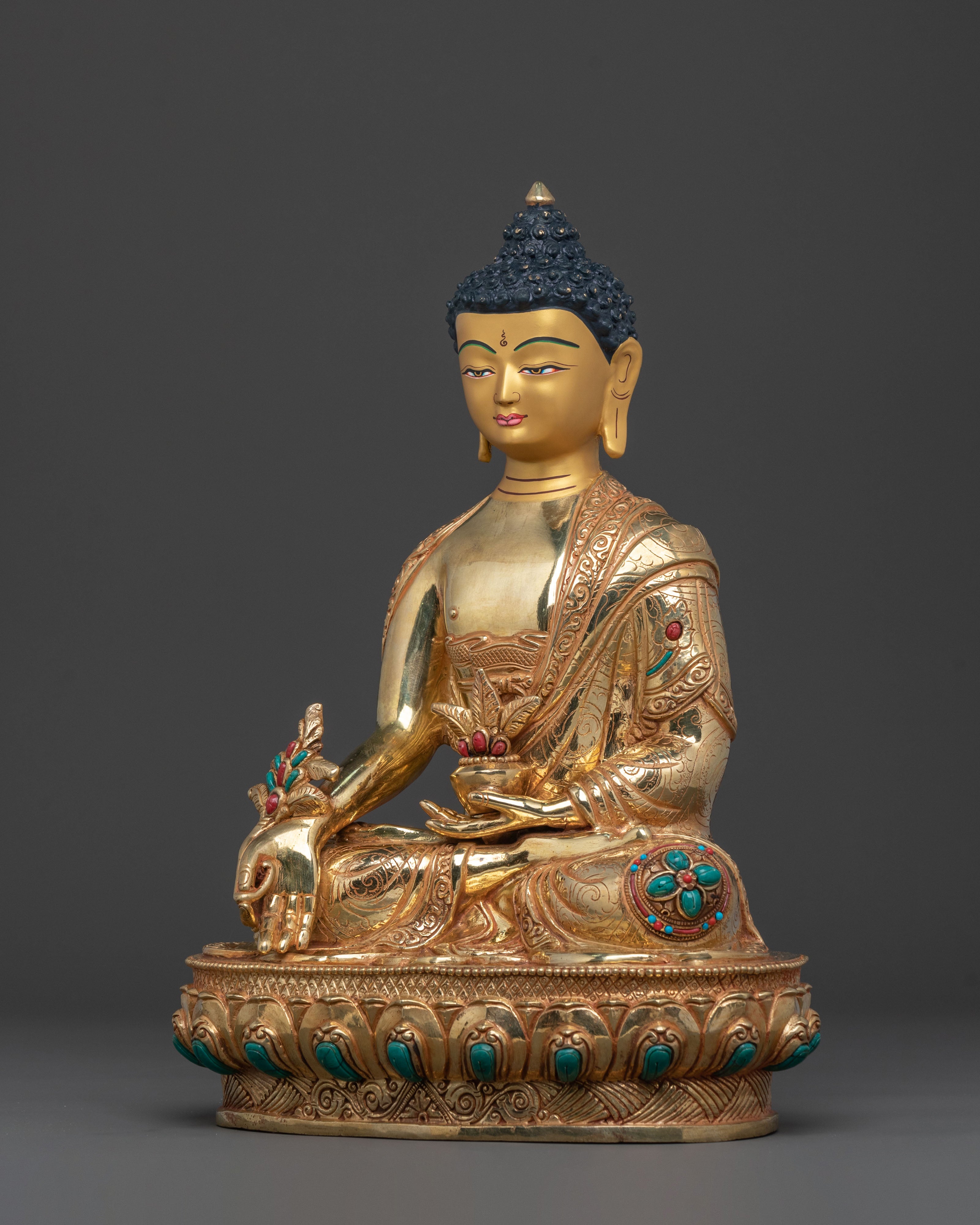 Bhaiṣajyaguru Traditional Statue: Spiritual Healer