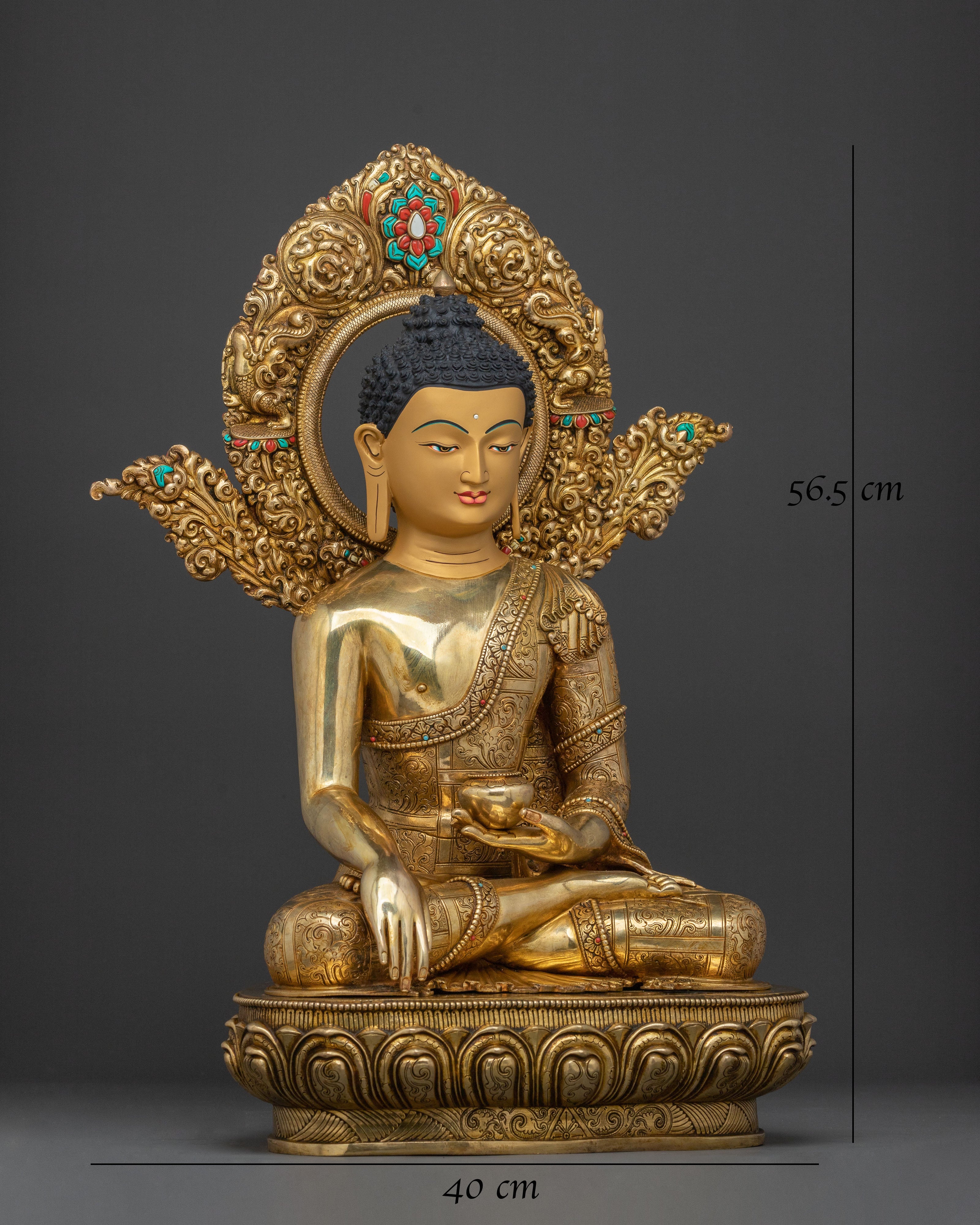 Shakyamuni Buddha Statue with Disciples | Home Decor