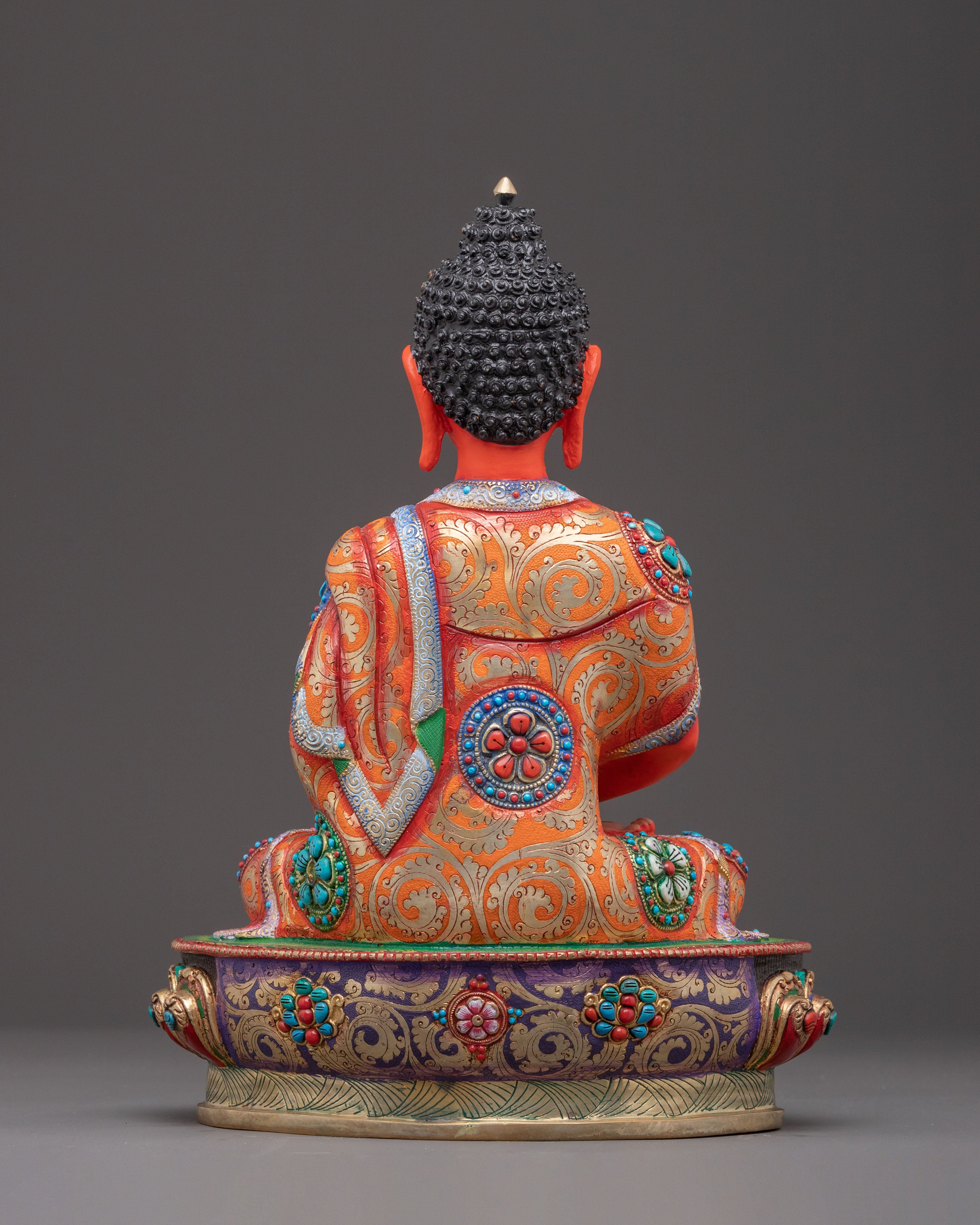 Handcrafted Amitabha Buddha Copper Statue