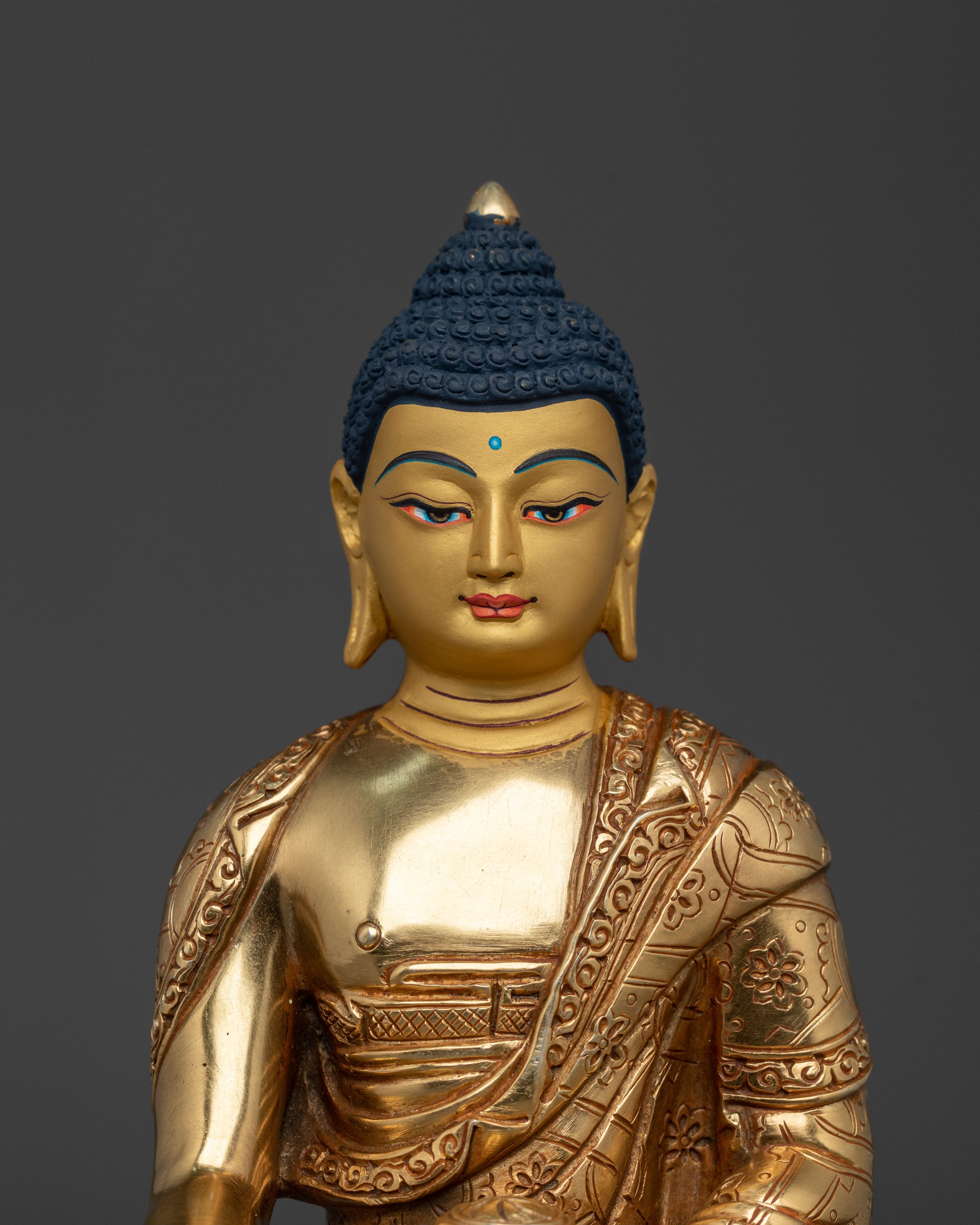 Shakyamuni Buddha Sacred Statue for Buddhist Shrine