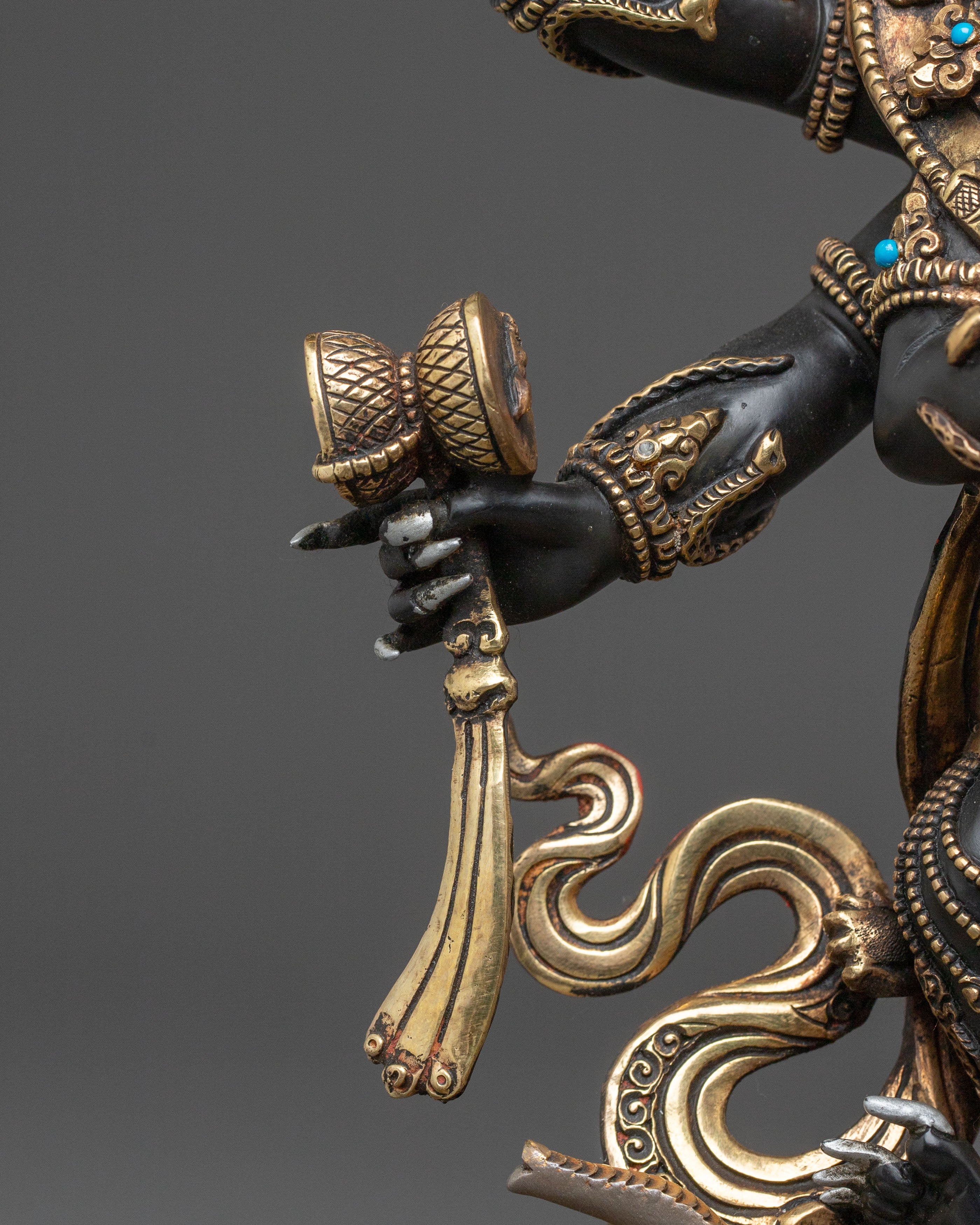 Six Armed Mahakala Divine Statue | Spiritual Decor