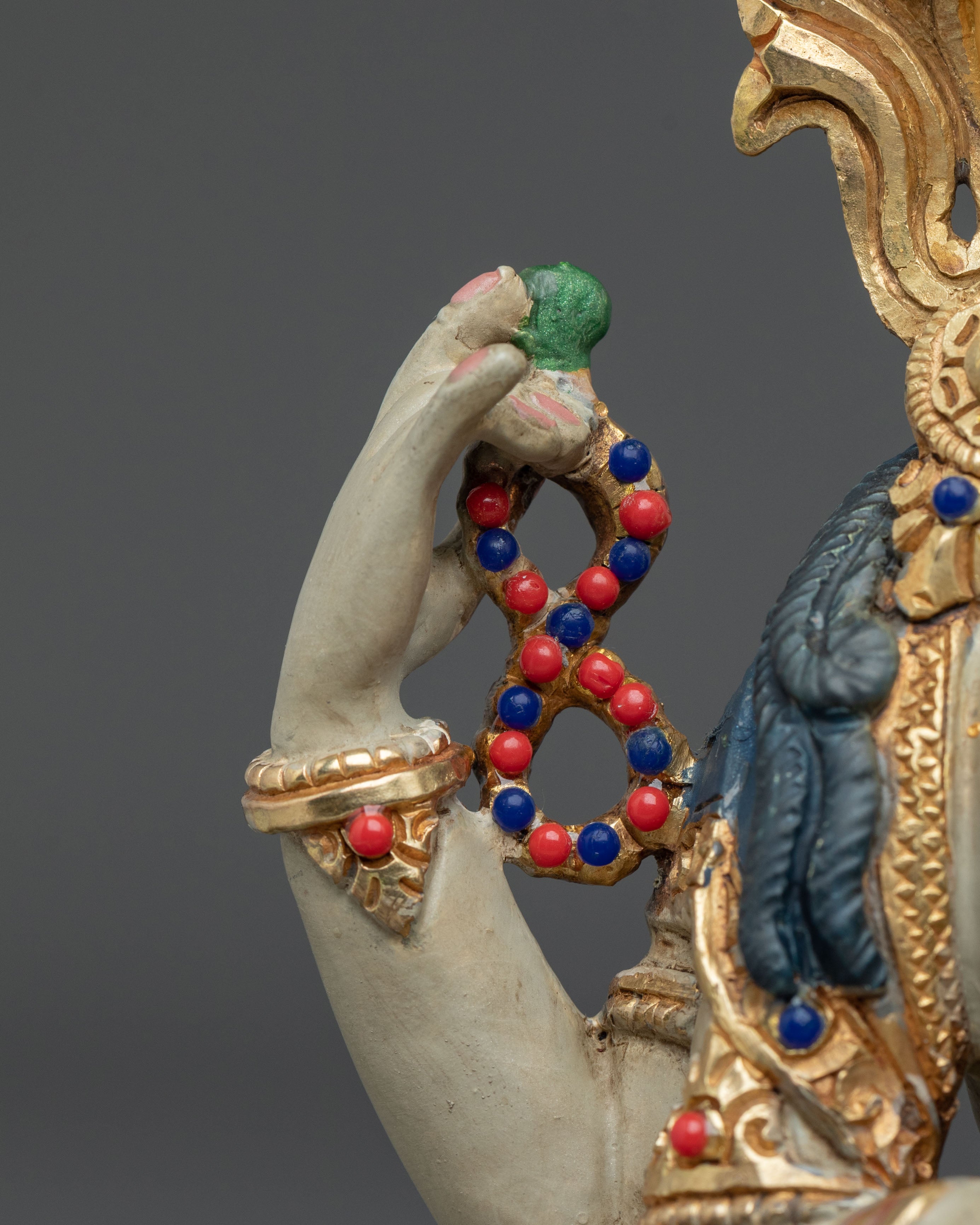24k Gold Coated Chenrezig Statue | Embodiment of Infinite Compassion