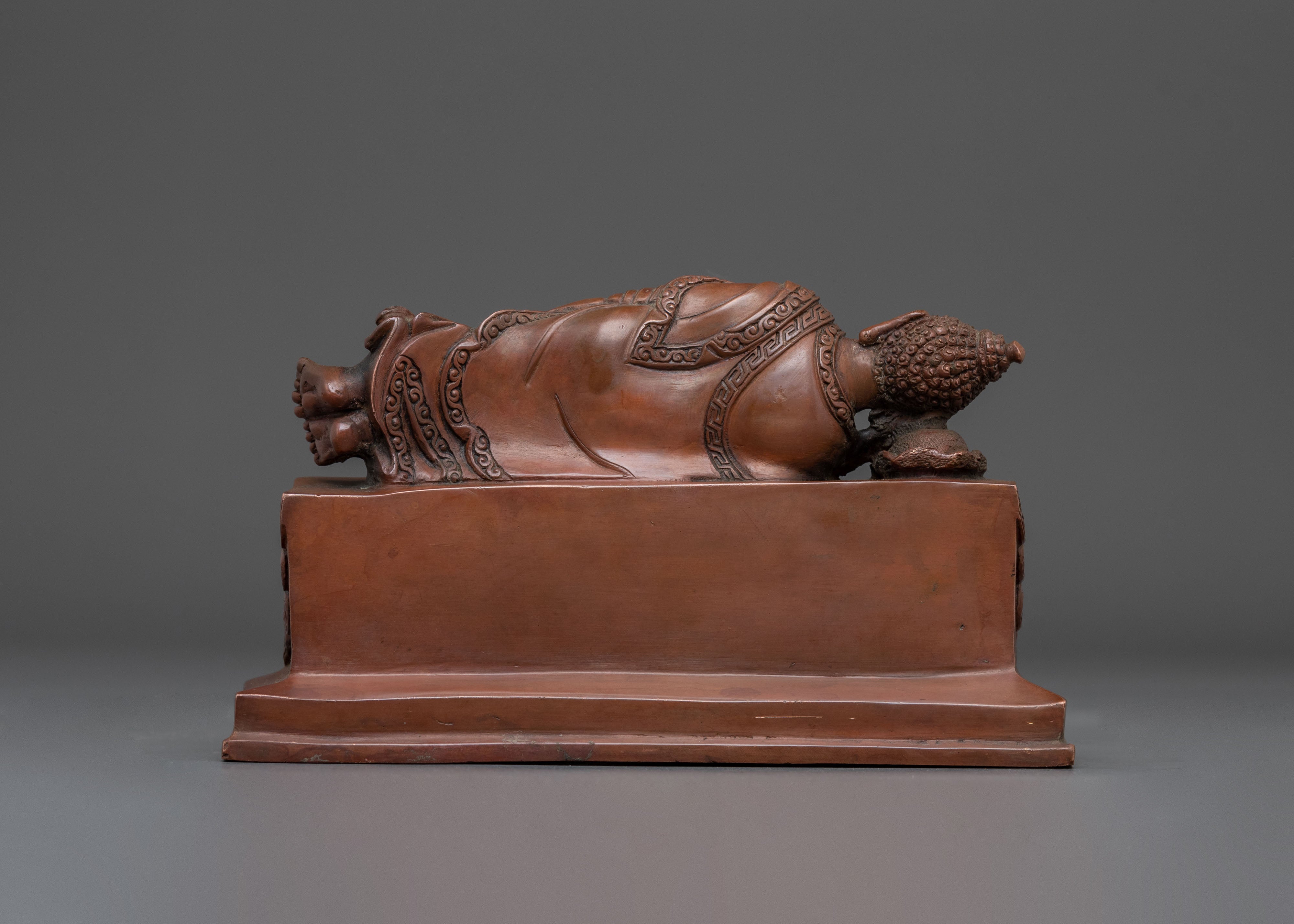 Handcrafted Sleeping Buddha Statue | Home Decor