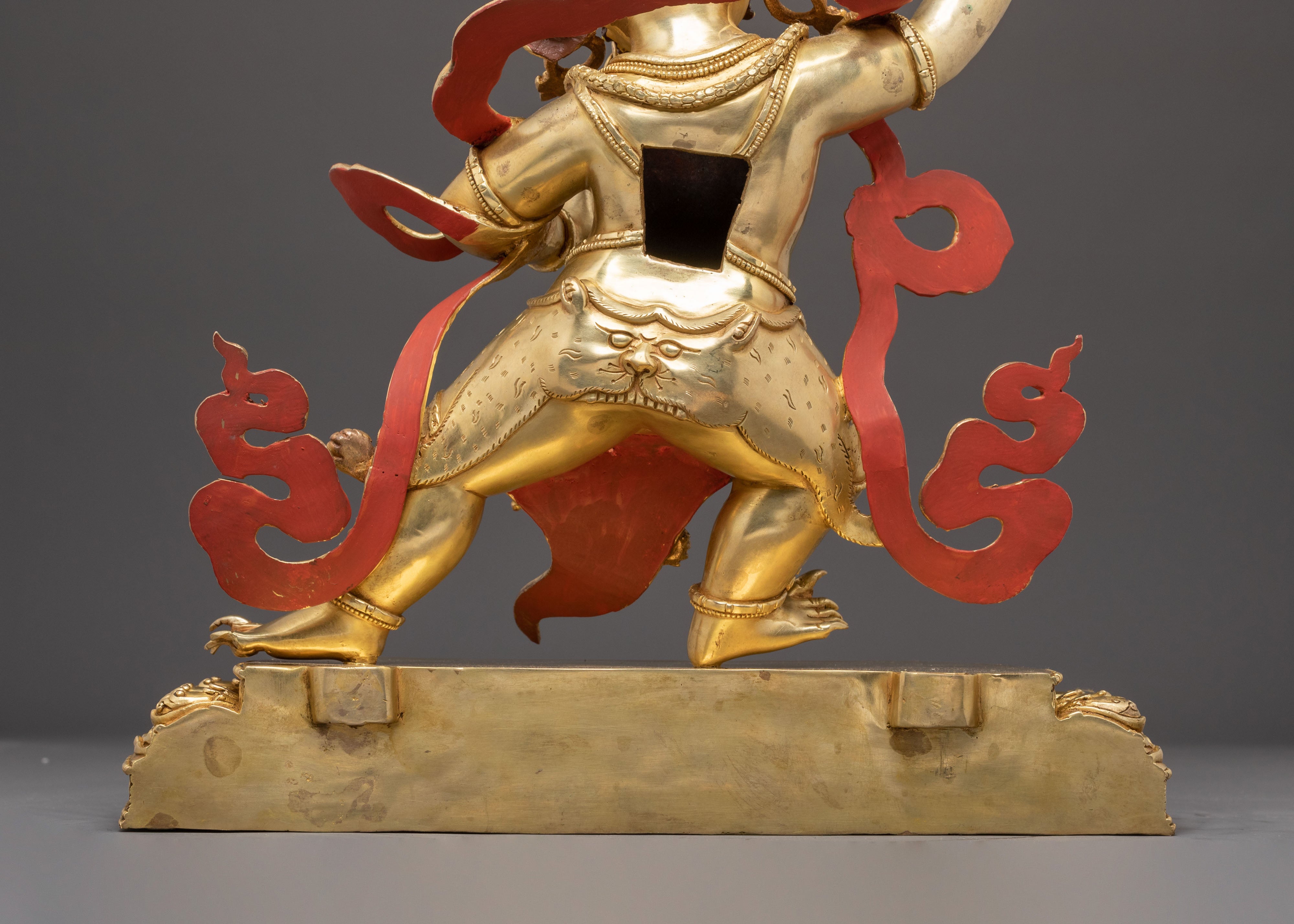 Golden Vajrapani Statue for Sacred Spaces | Guardian of Dharma