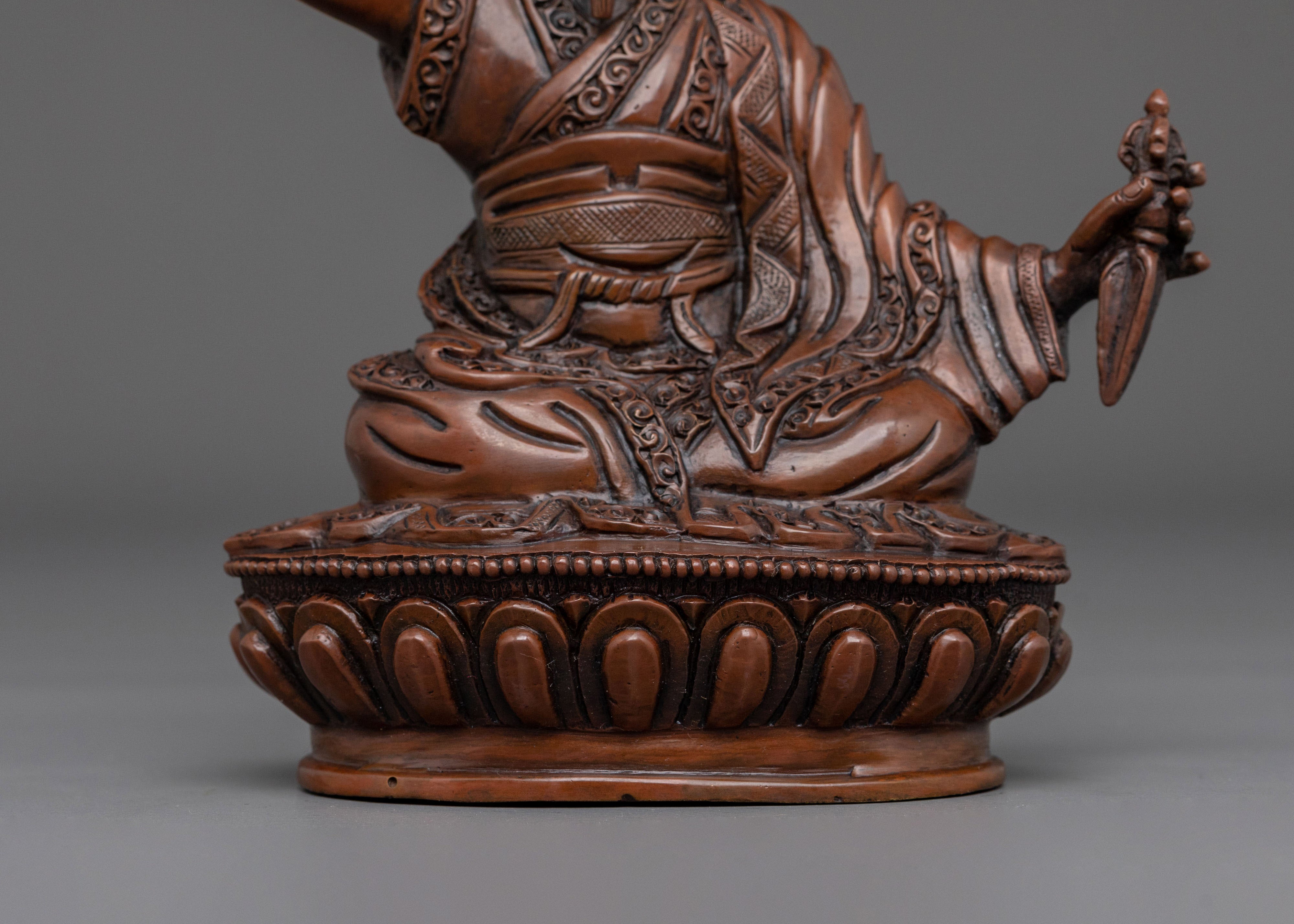 Tibetan Buddhist Master Karmapa Statue | Sacred Buddhist Altar Decor