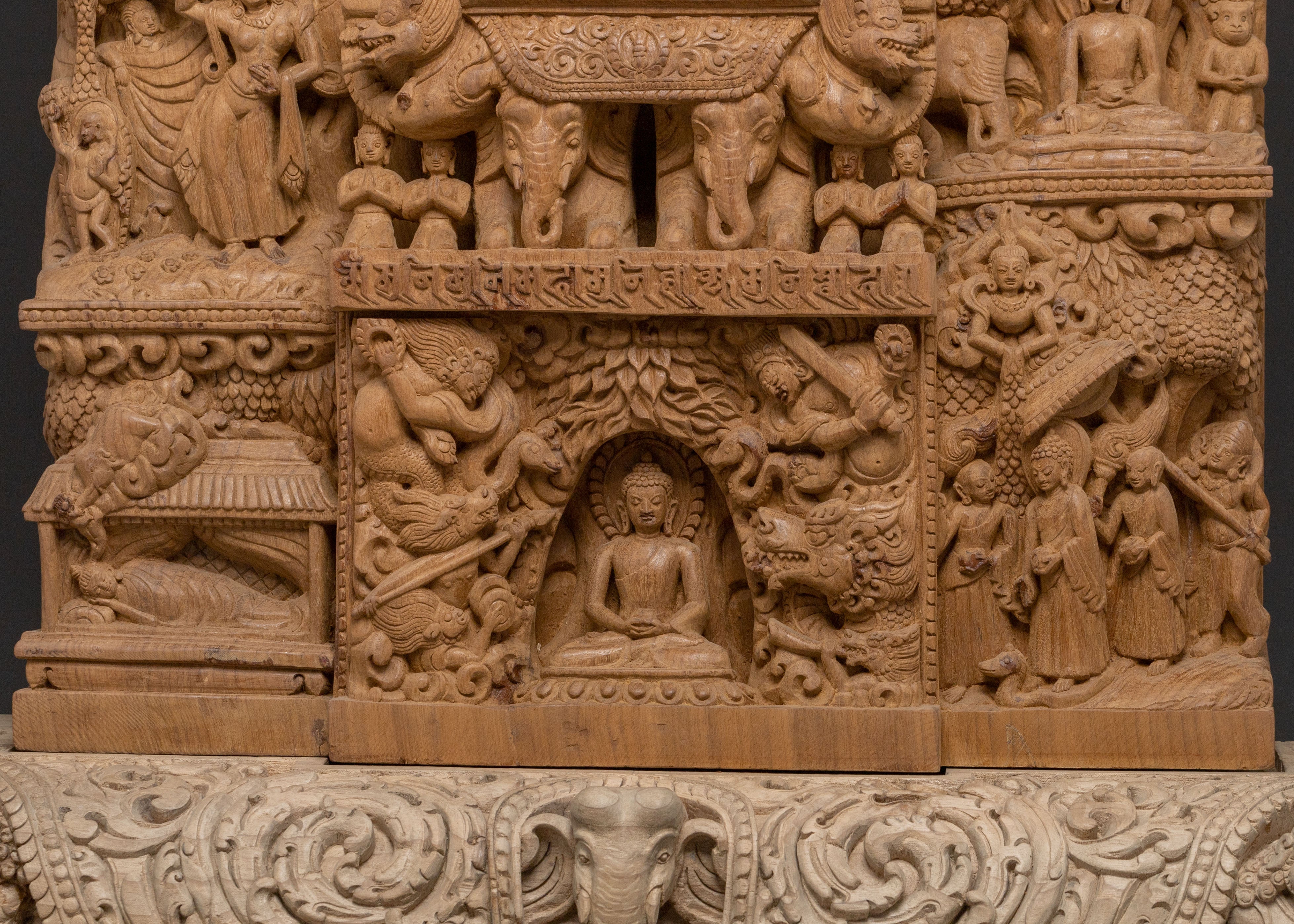 Shakyamuni Buddha Wooden Sculpture | Life of Buddha Carvings