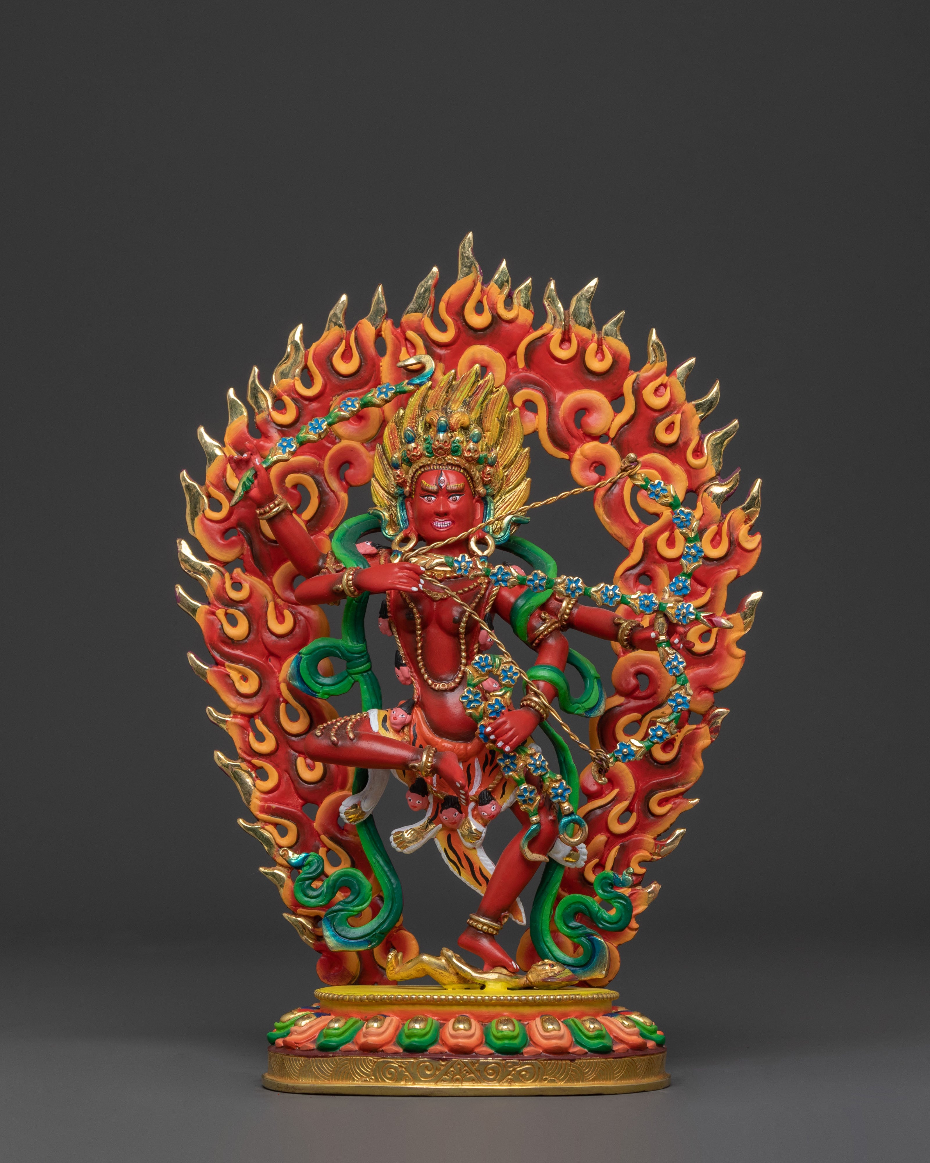 Wrathful Kurukulla Buddhist Statue | Spiritual Icon