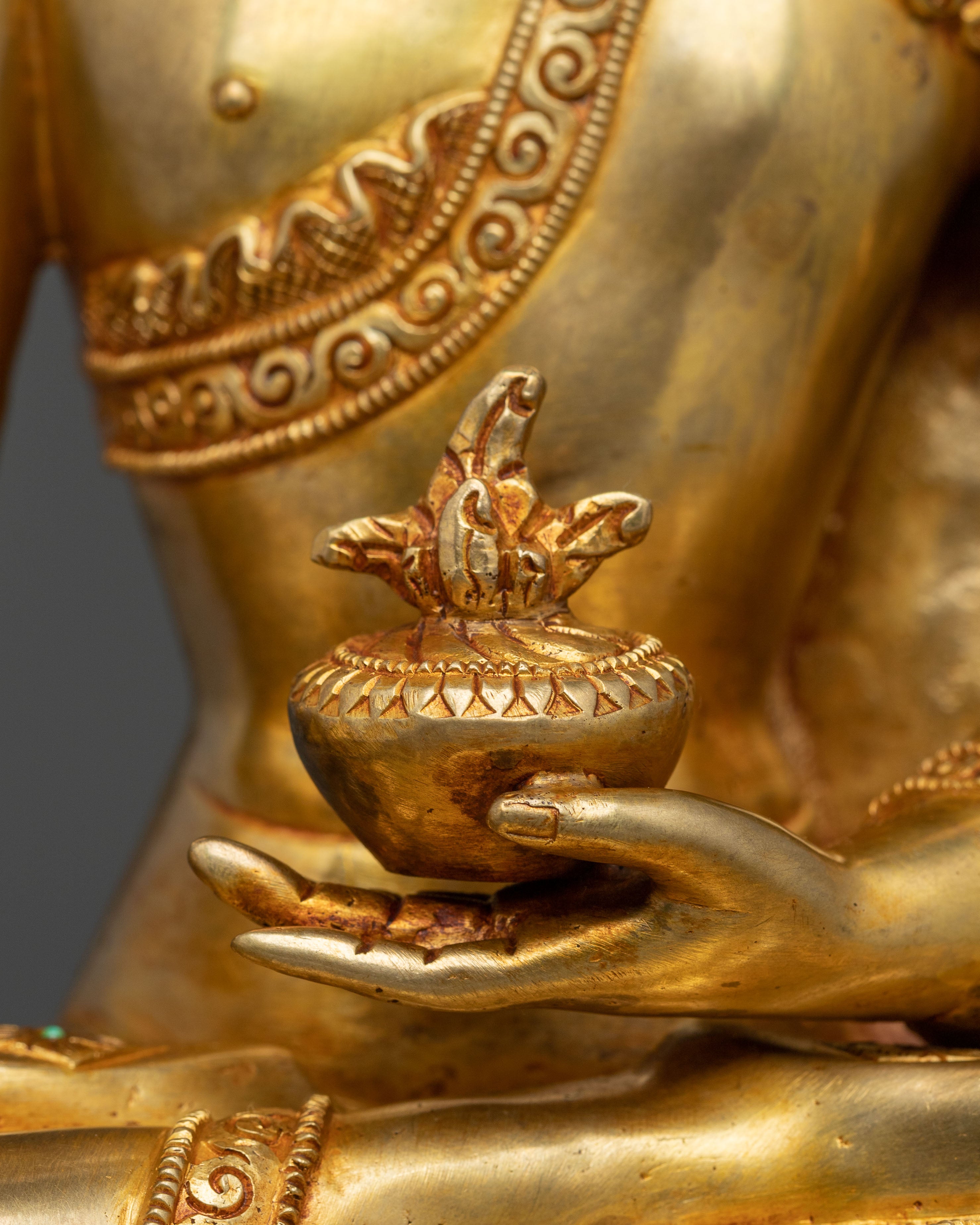Handcrafted Medicine Buddha Healing Statue