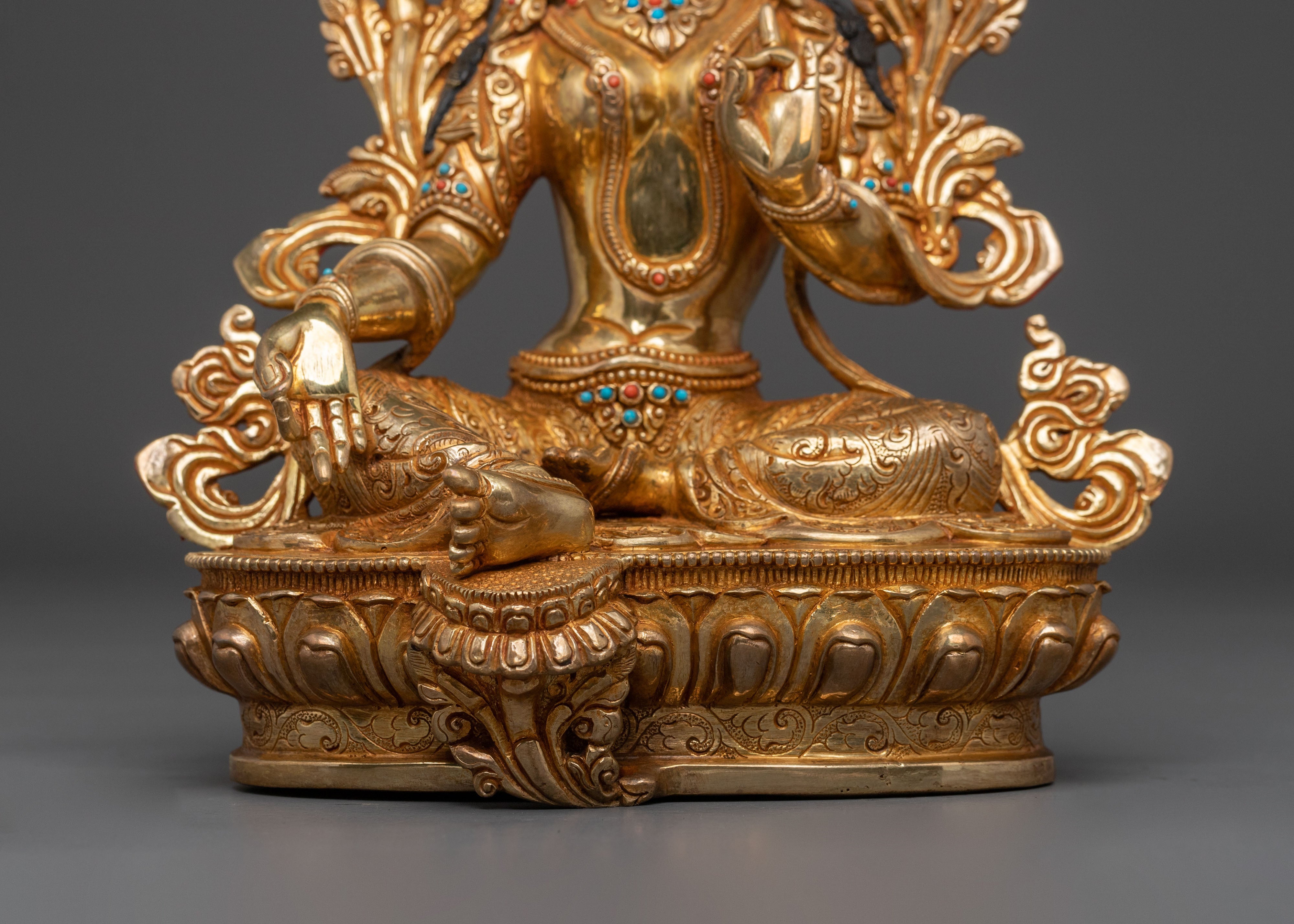 Green Tara Figurine | Goddess of Compassion