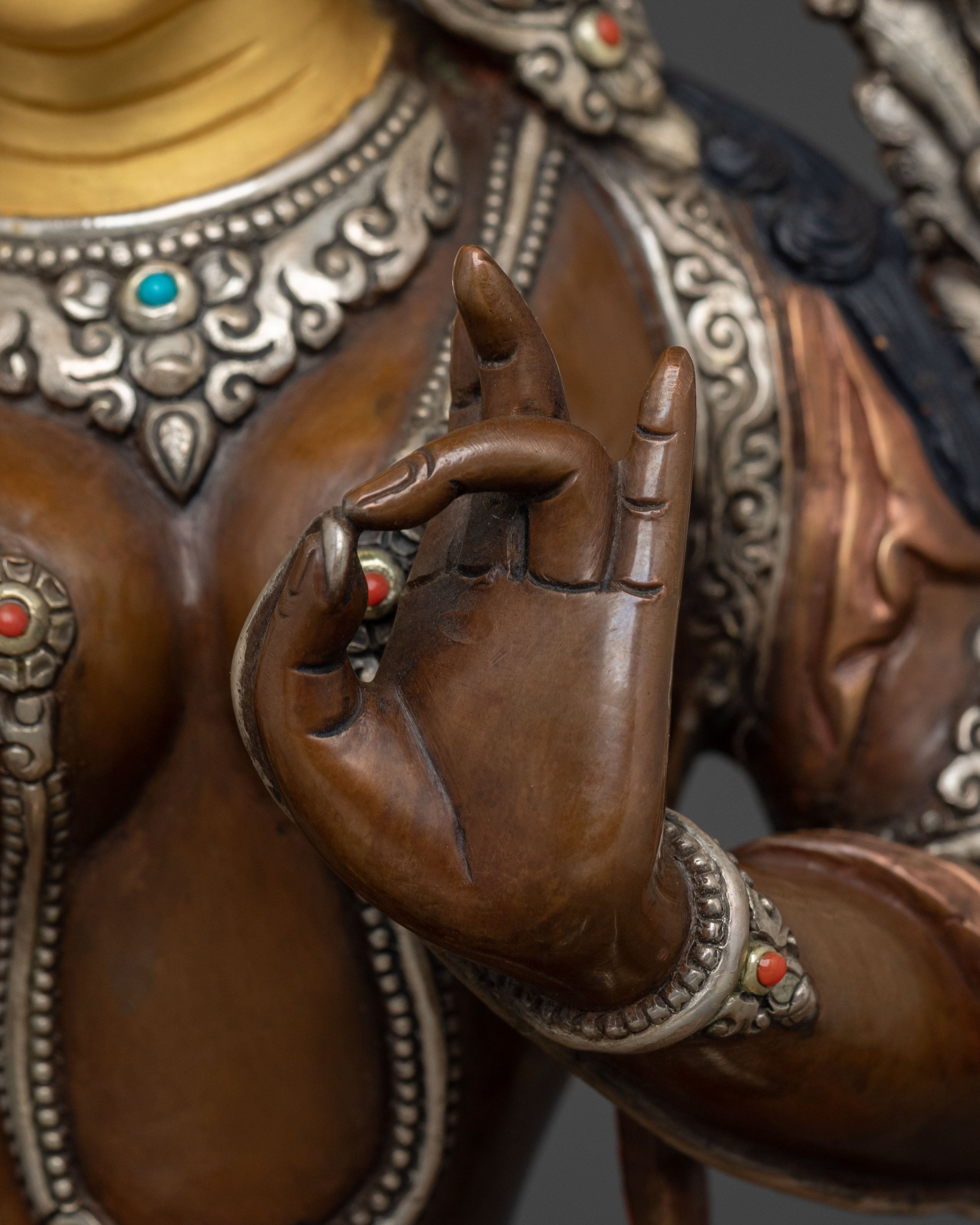 Green Tara Statue | Tibetan Guardian Figurine
