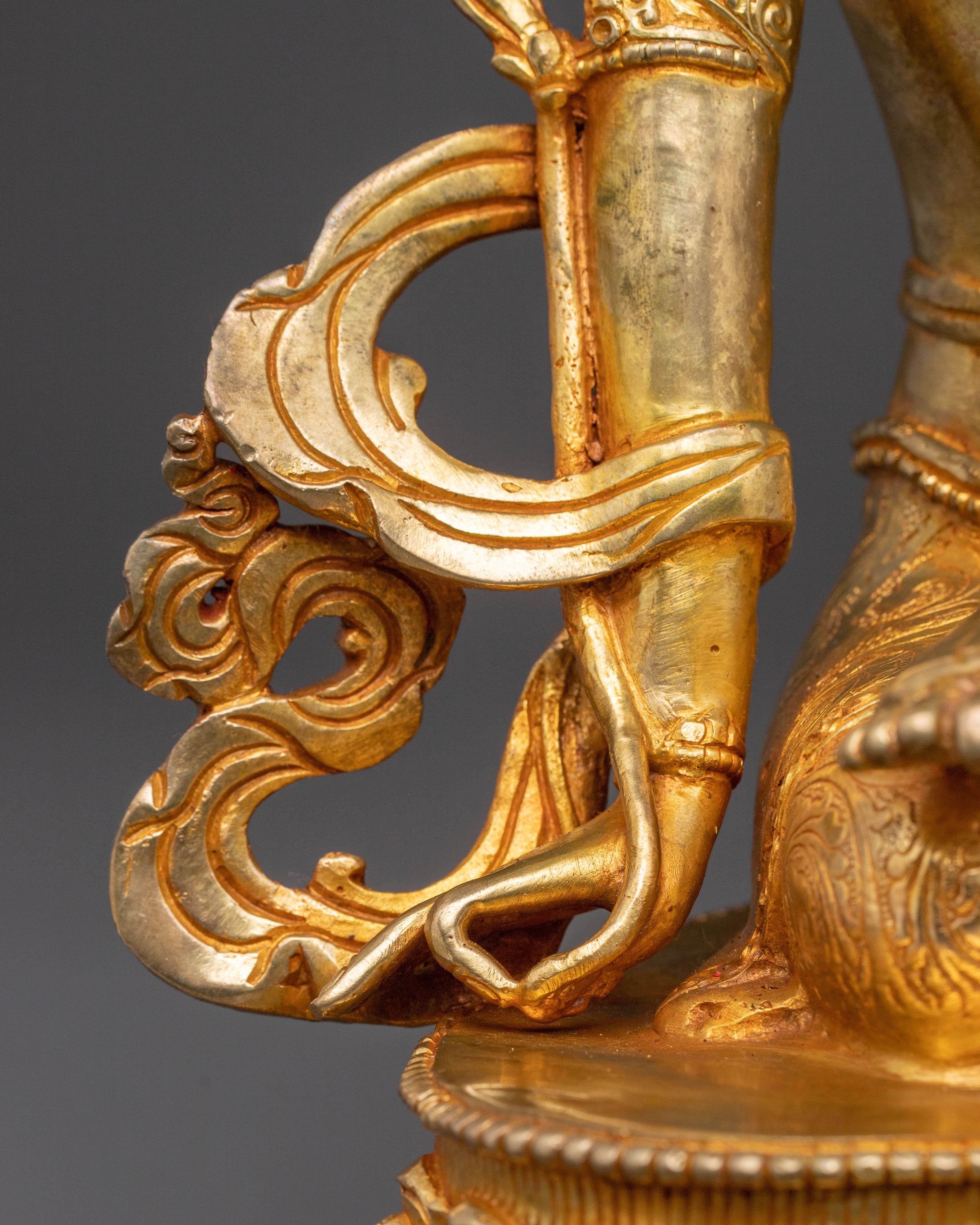 Golden Statue of Bodhisattva | The Compassionate One