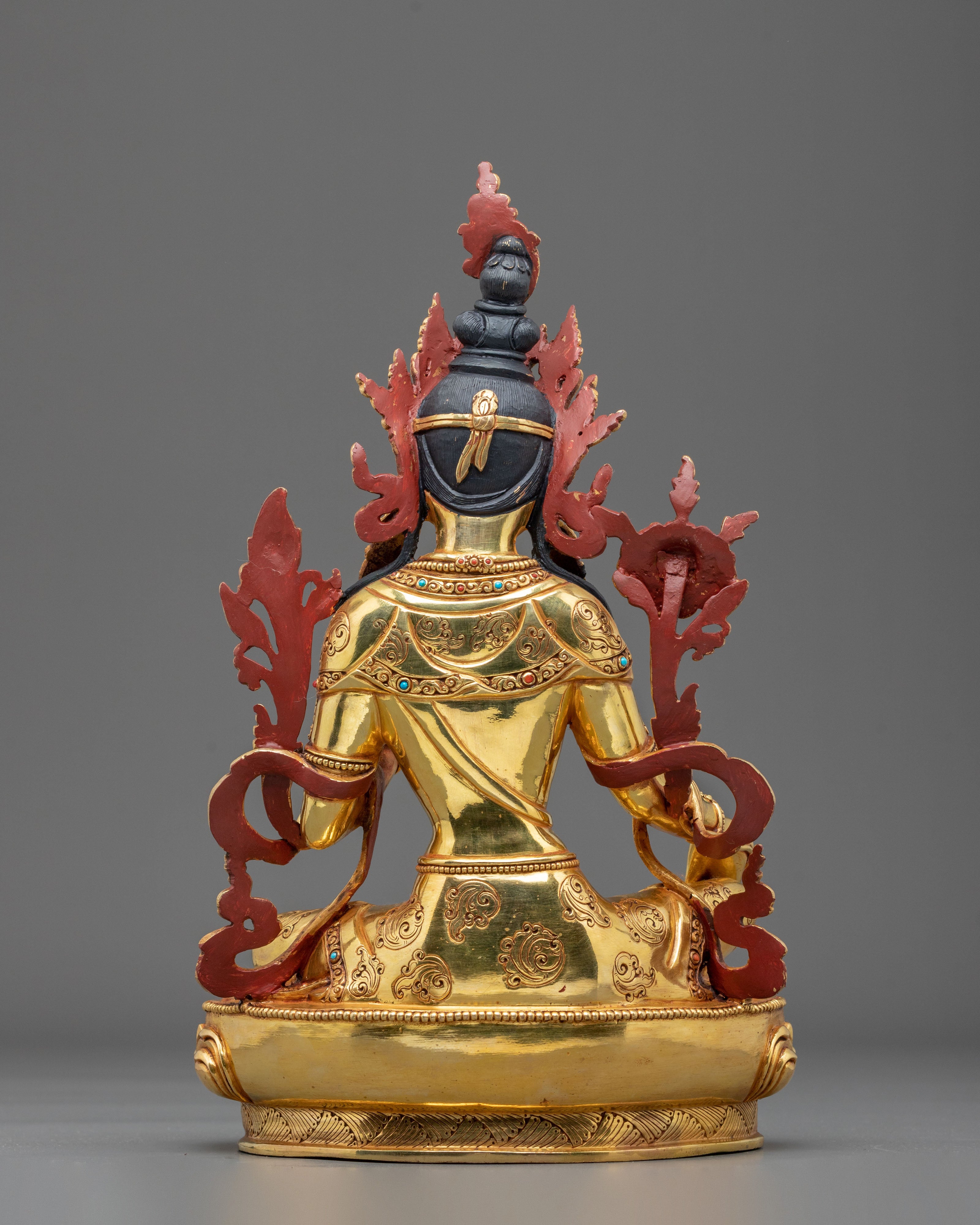 Green Tara Statue | Handcrafted Tibetan Figurine