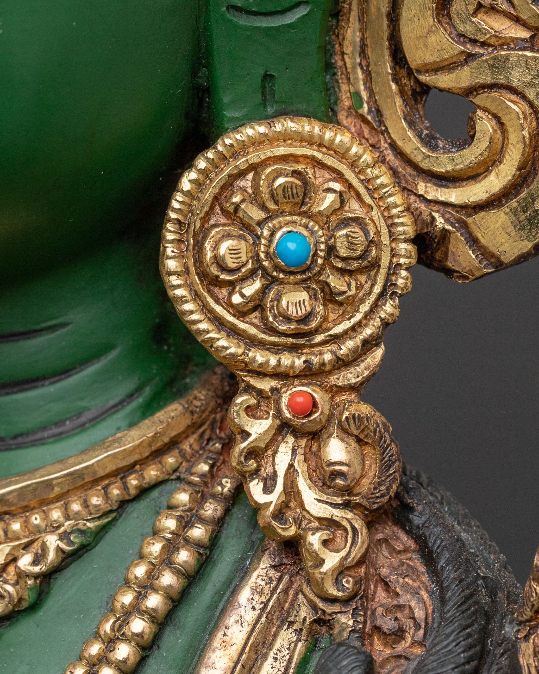 Green Tara Statue Mother of Mercy – Handcrafted in Nepal