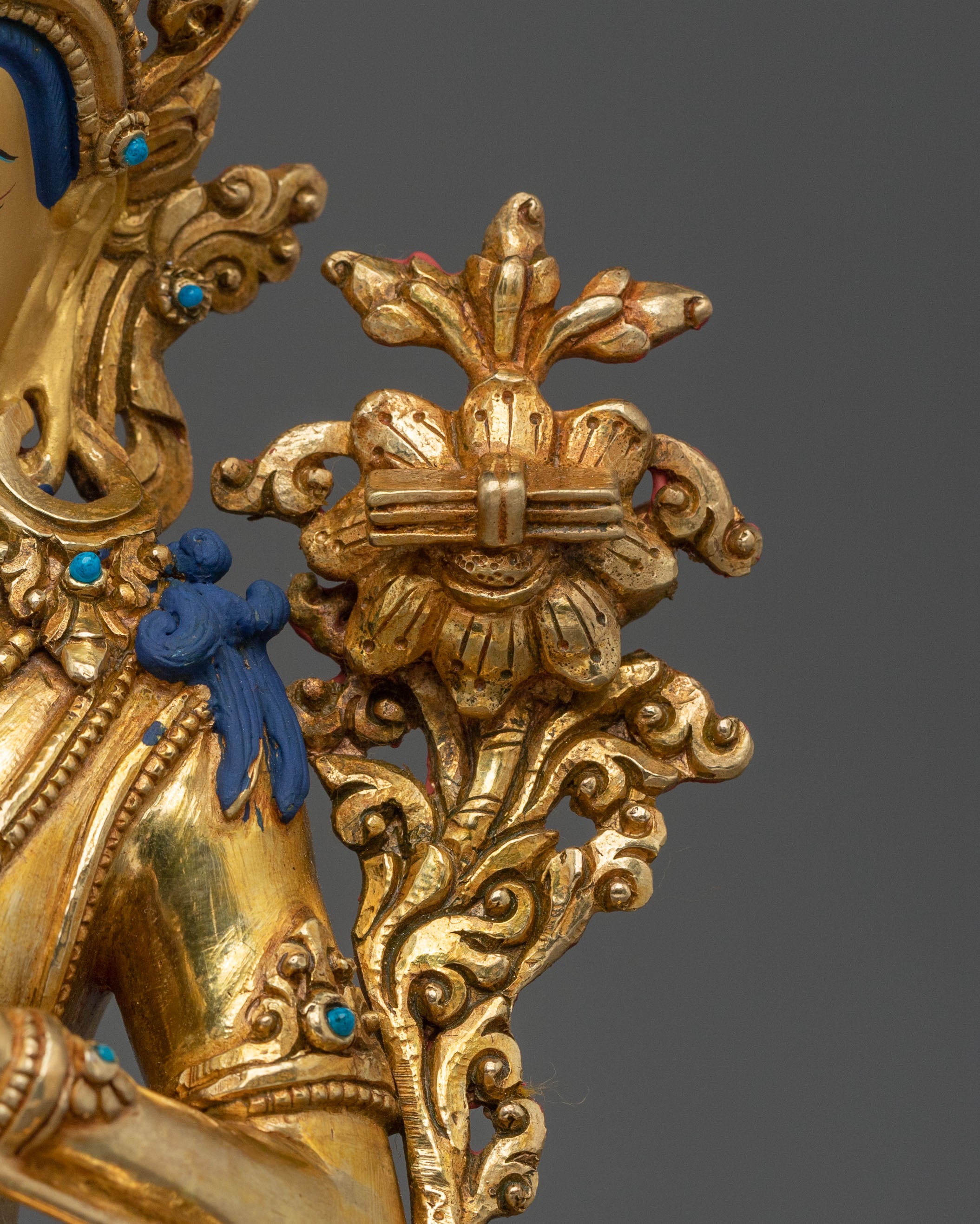 Tikshna Manjushri Sacred Sculpture | Wrathful Bodhisattva of Wisdom