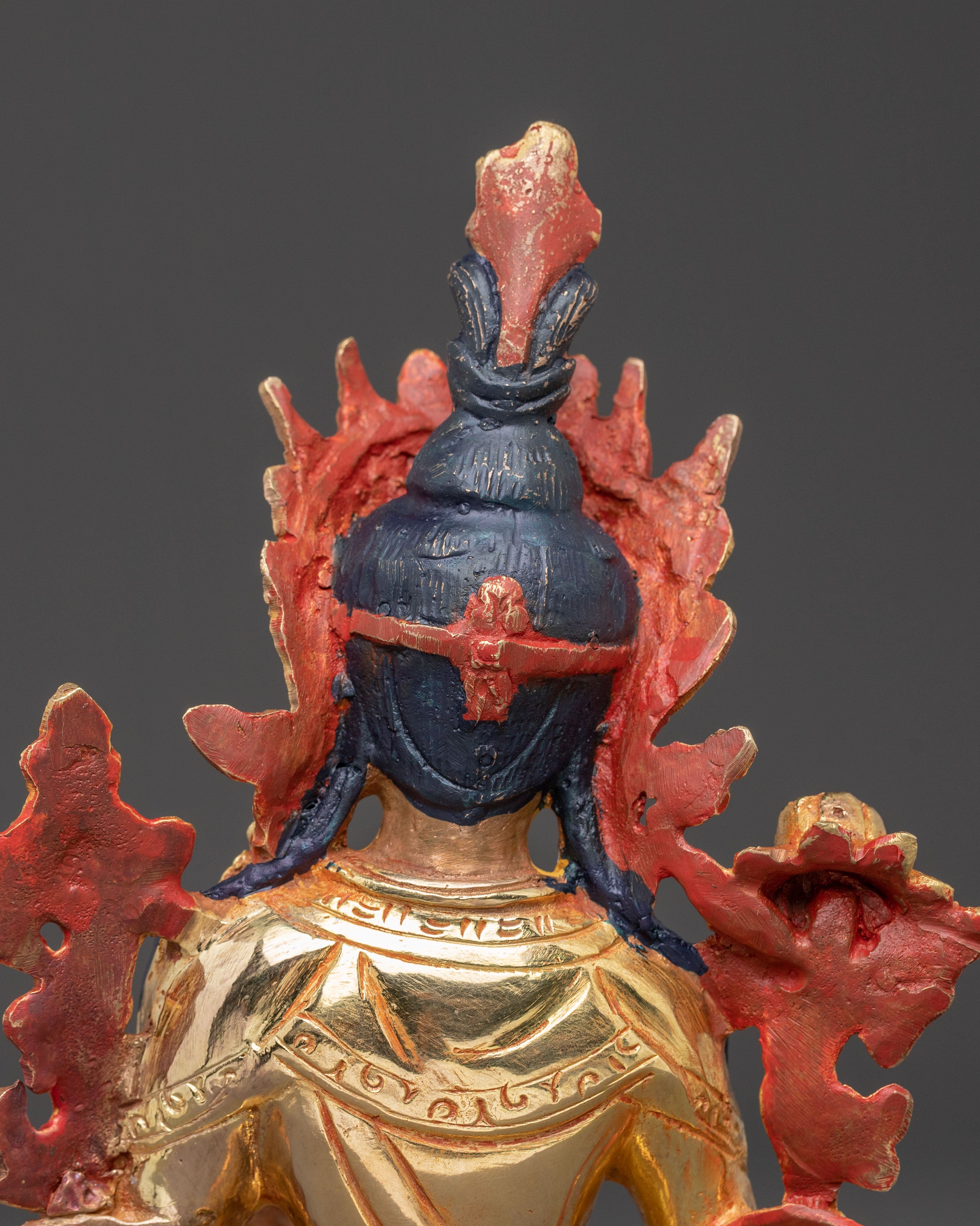 Mother Green Tara Golden Handcrafted Statue | Compassion Goddess