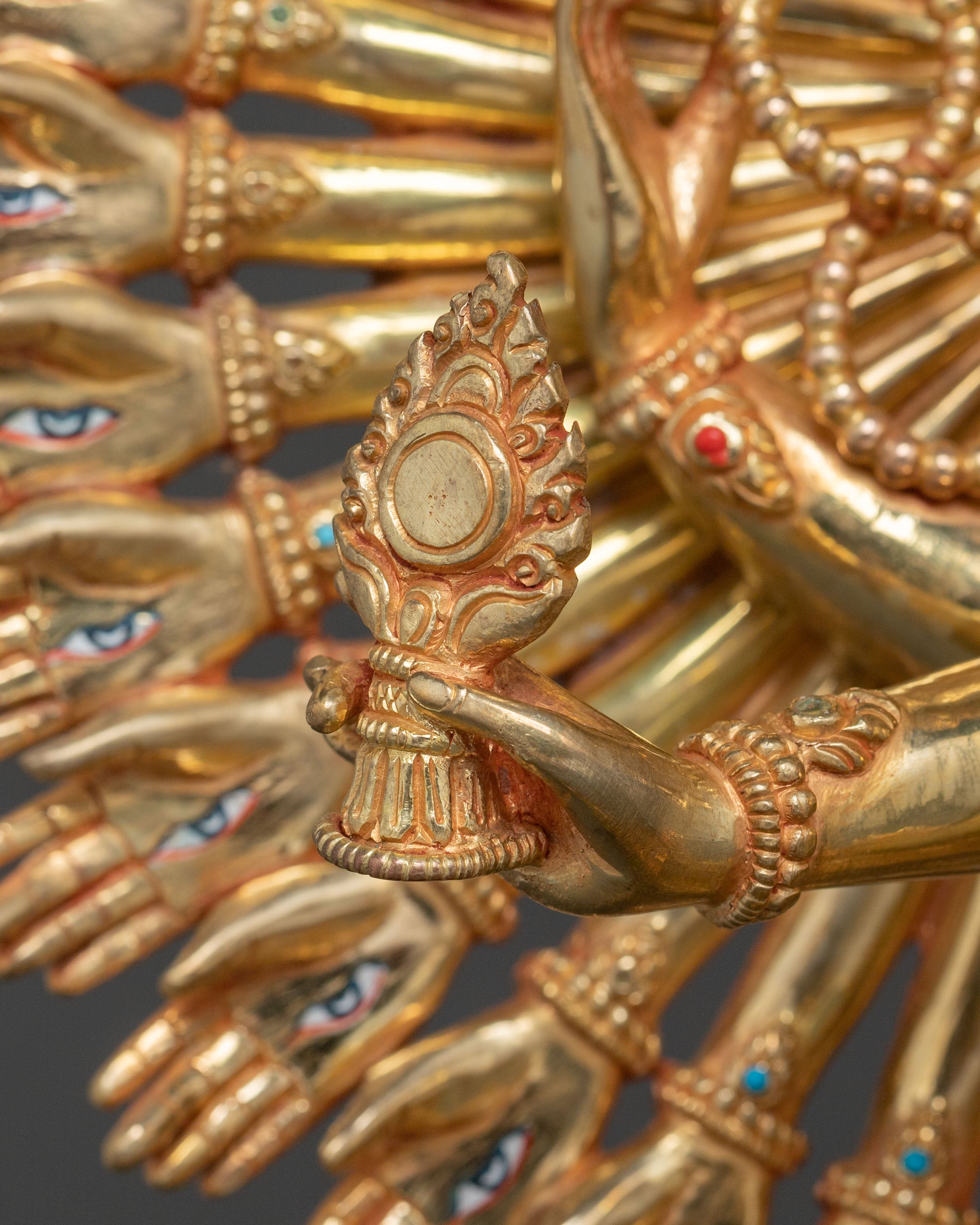 Thousand Armed Chenrezig Sacred Statue
