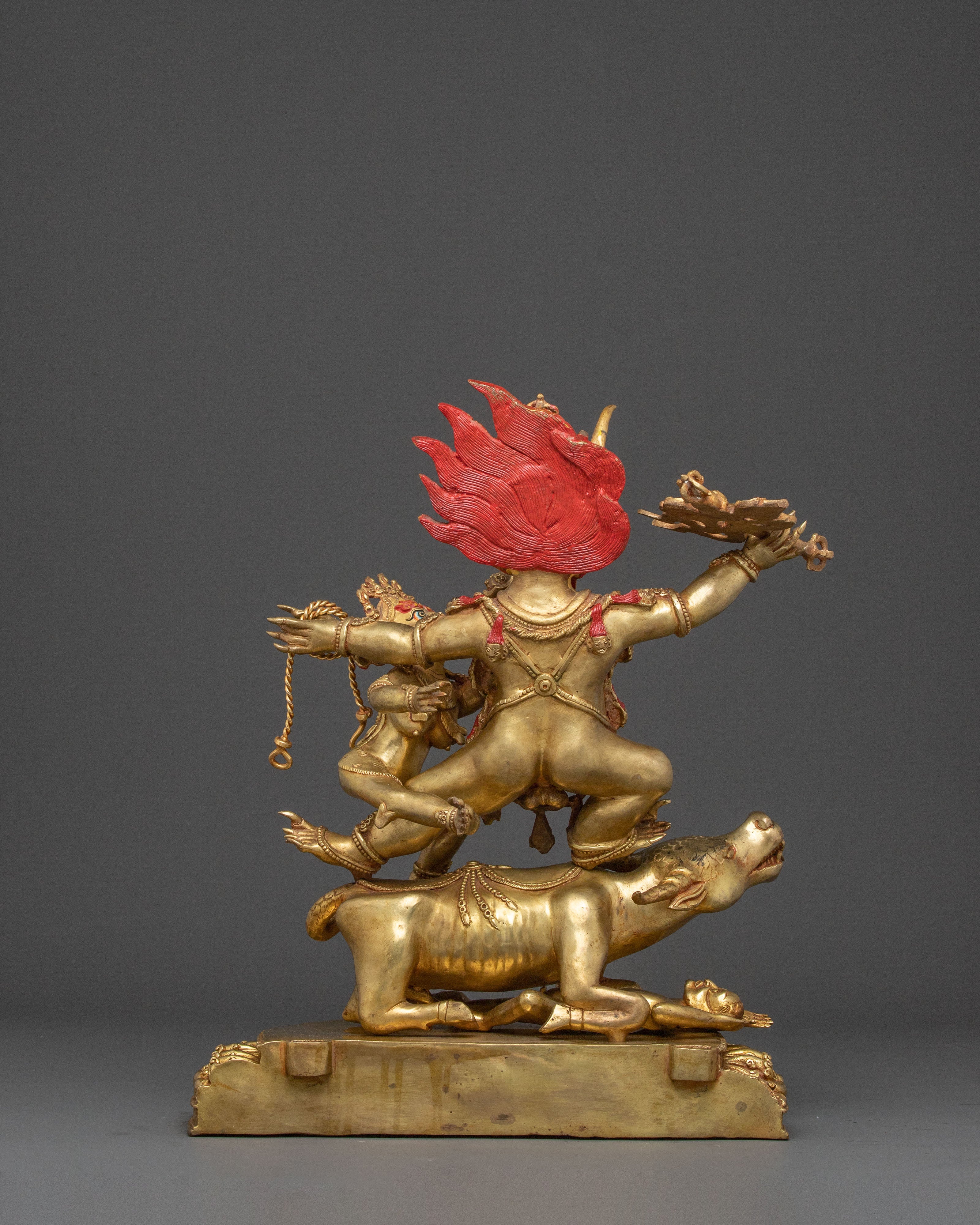 Yama Dharmaraja Fierce Wisdom Statue | Wrathful Deity
