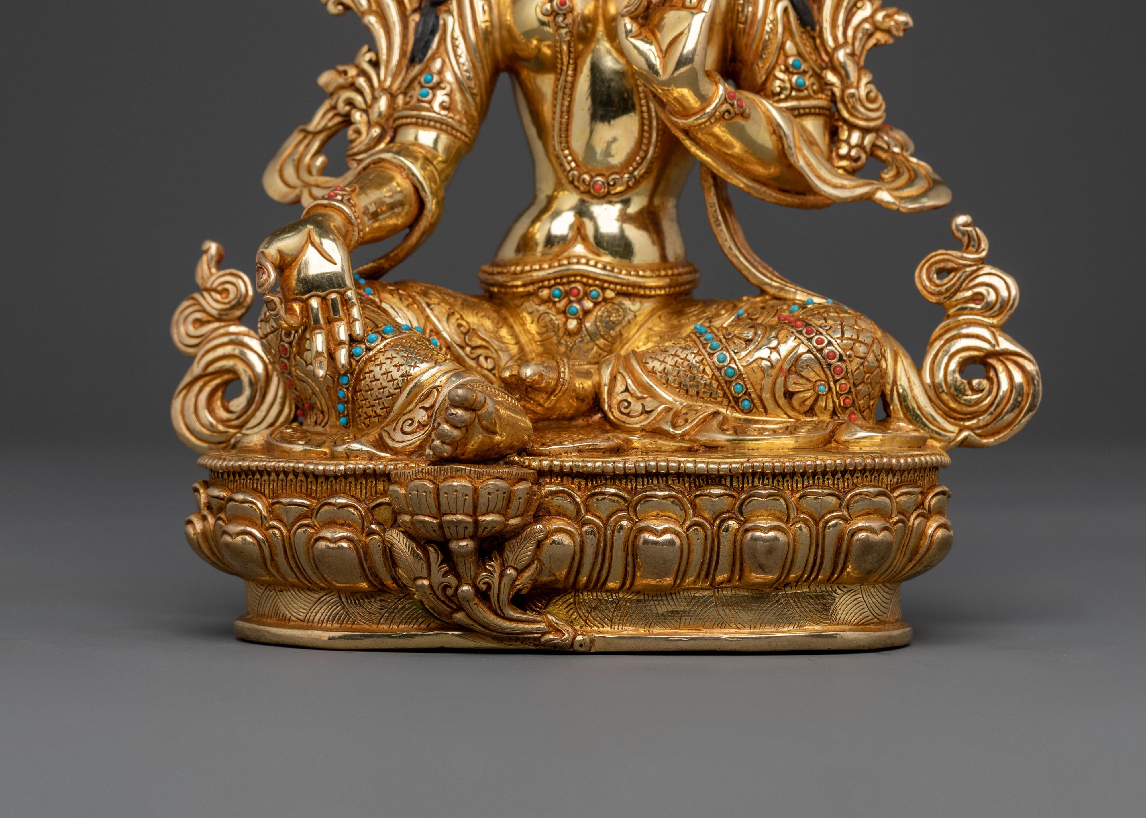 Green Tara Statue | Embodiment of Compassion