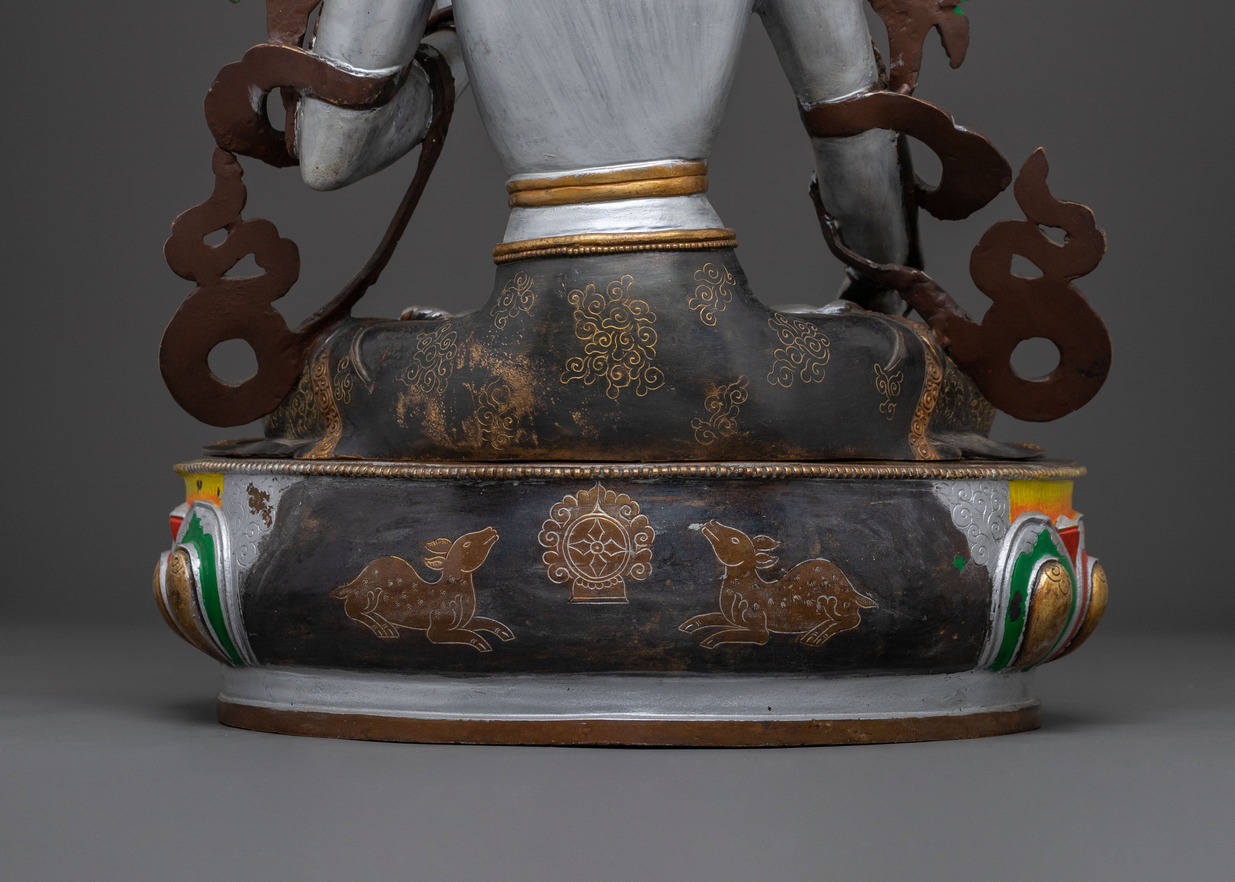 Statue of Seven Eyed White Tara Protector: Goddess of Healing