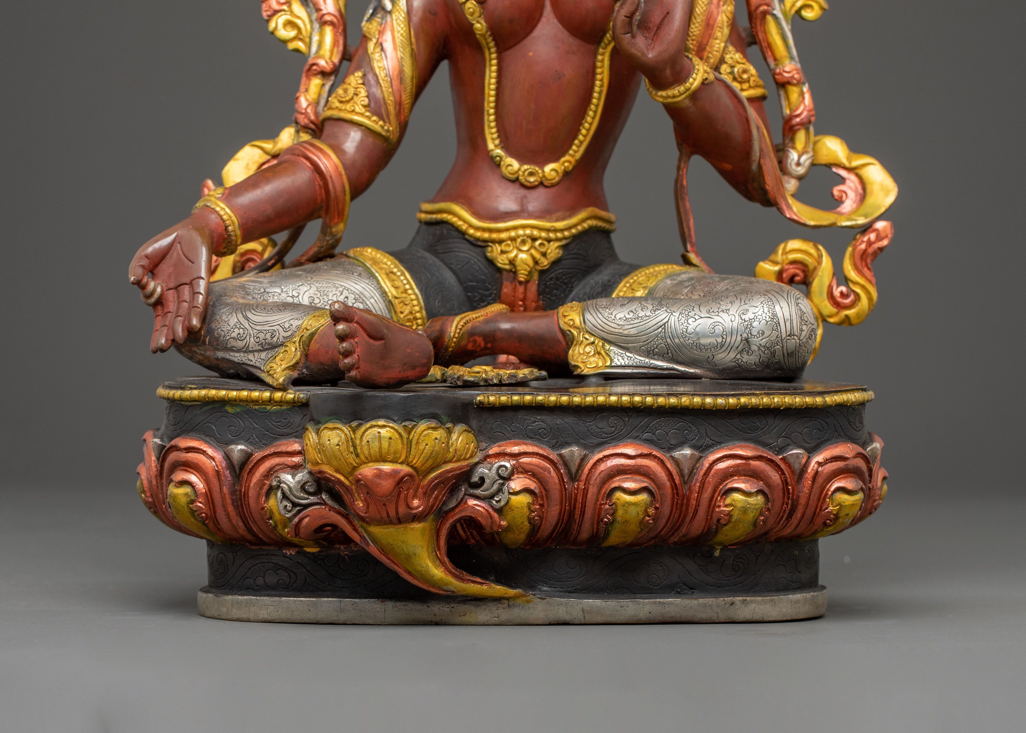 Green Tara Tibetan Sacred Statue