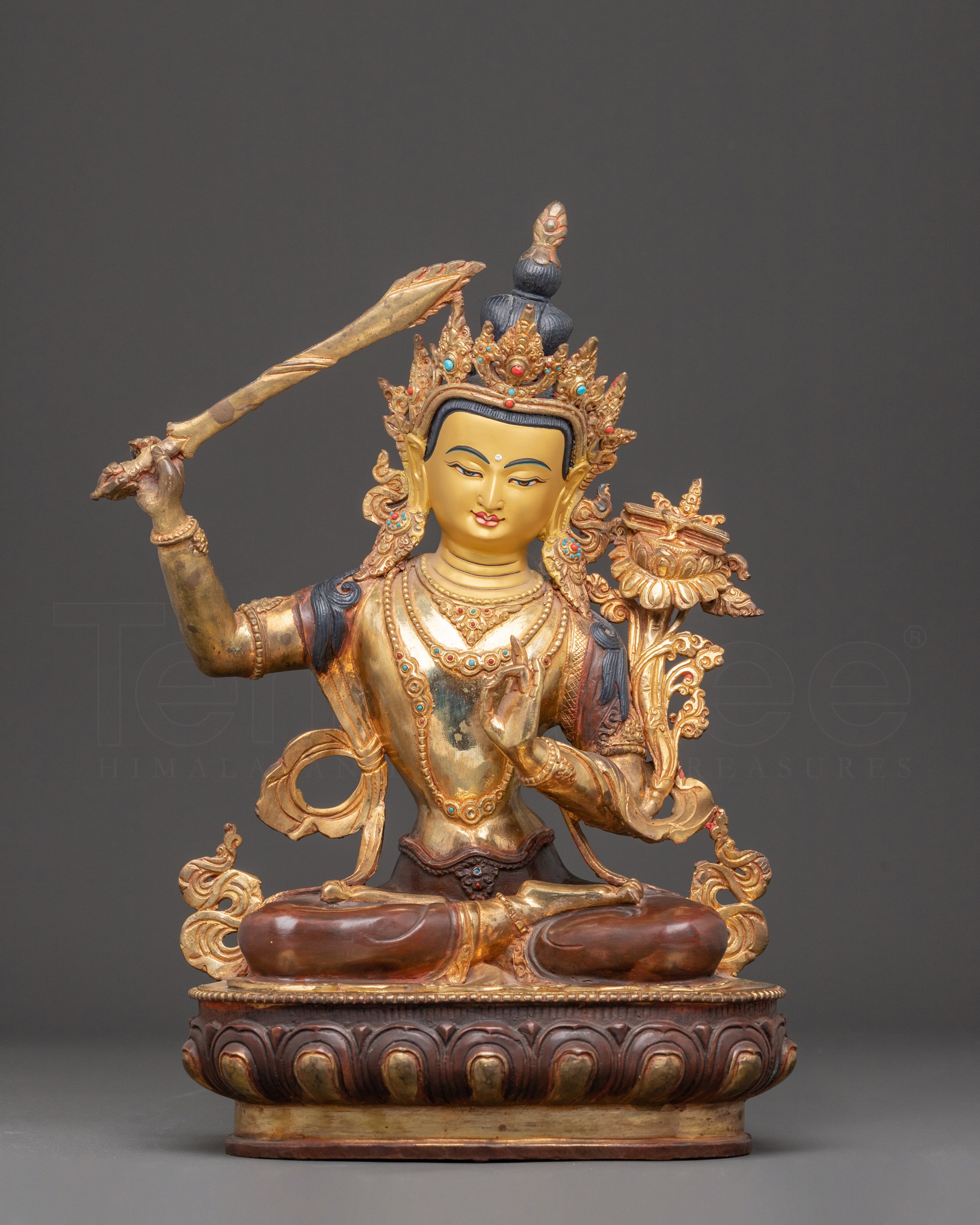 Bodhisattva Manjushri Serene Statue