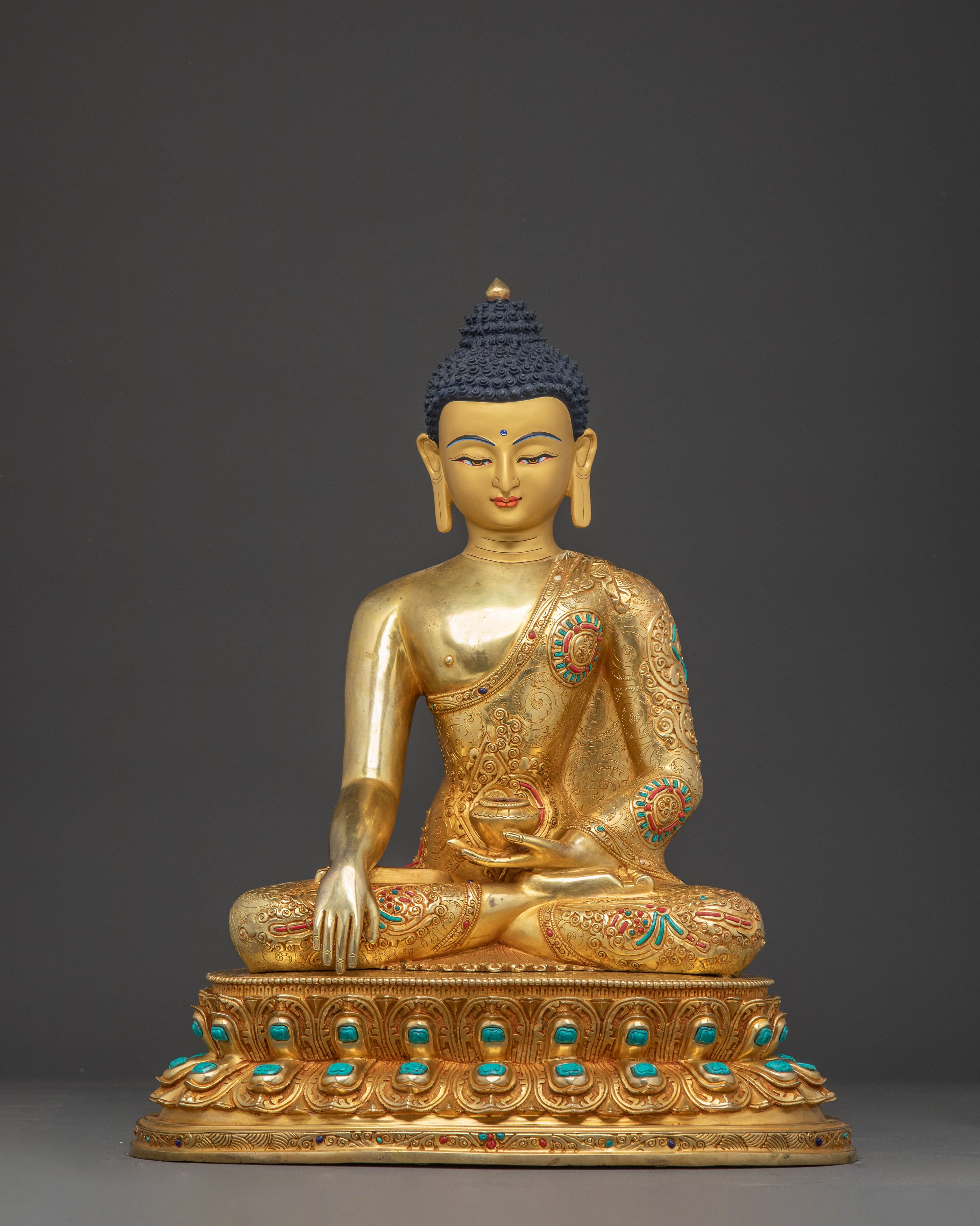 Handmade Buddhist Three Buddha Trio | Shakyamuni, Amitabha, and Medicine Buddha