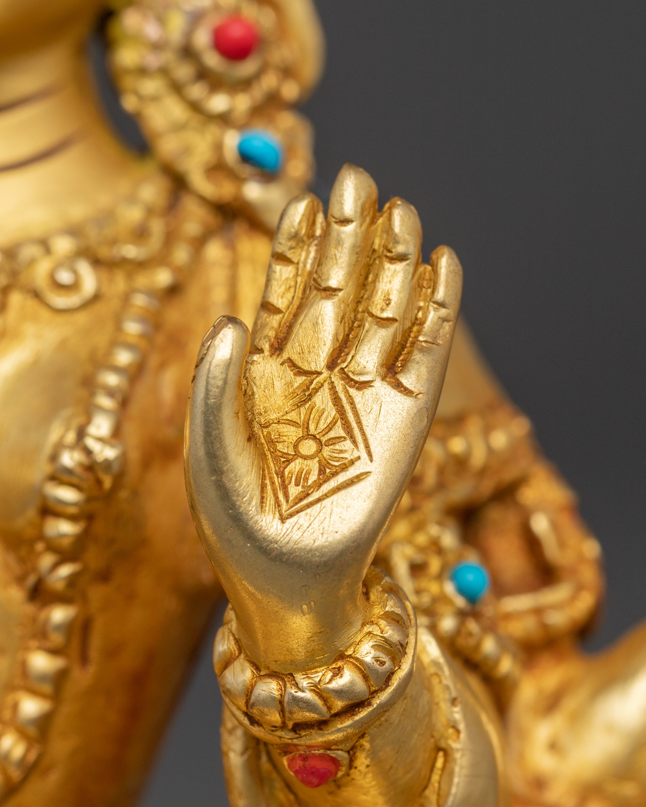 Laxmi Devi Golden Statue | Hindu Goddess of Wealth and Prosperity