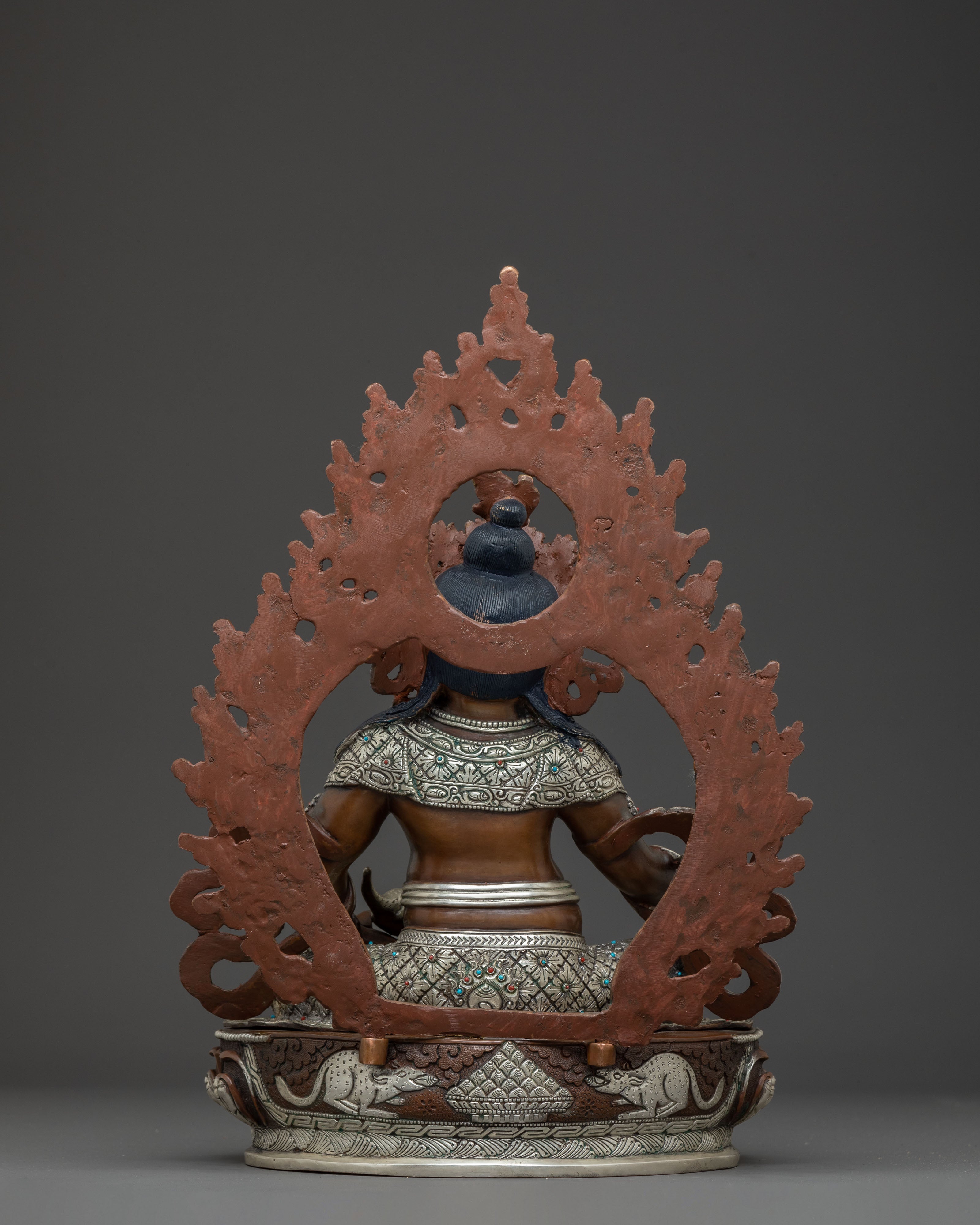 Handcrafted Dzambhala Art: Buddhist Deity of Wealth | Prosperity Icon
