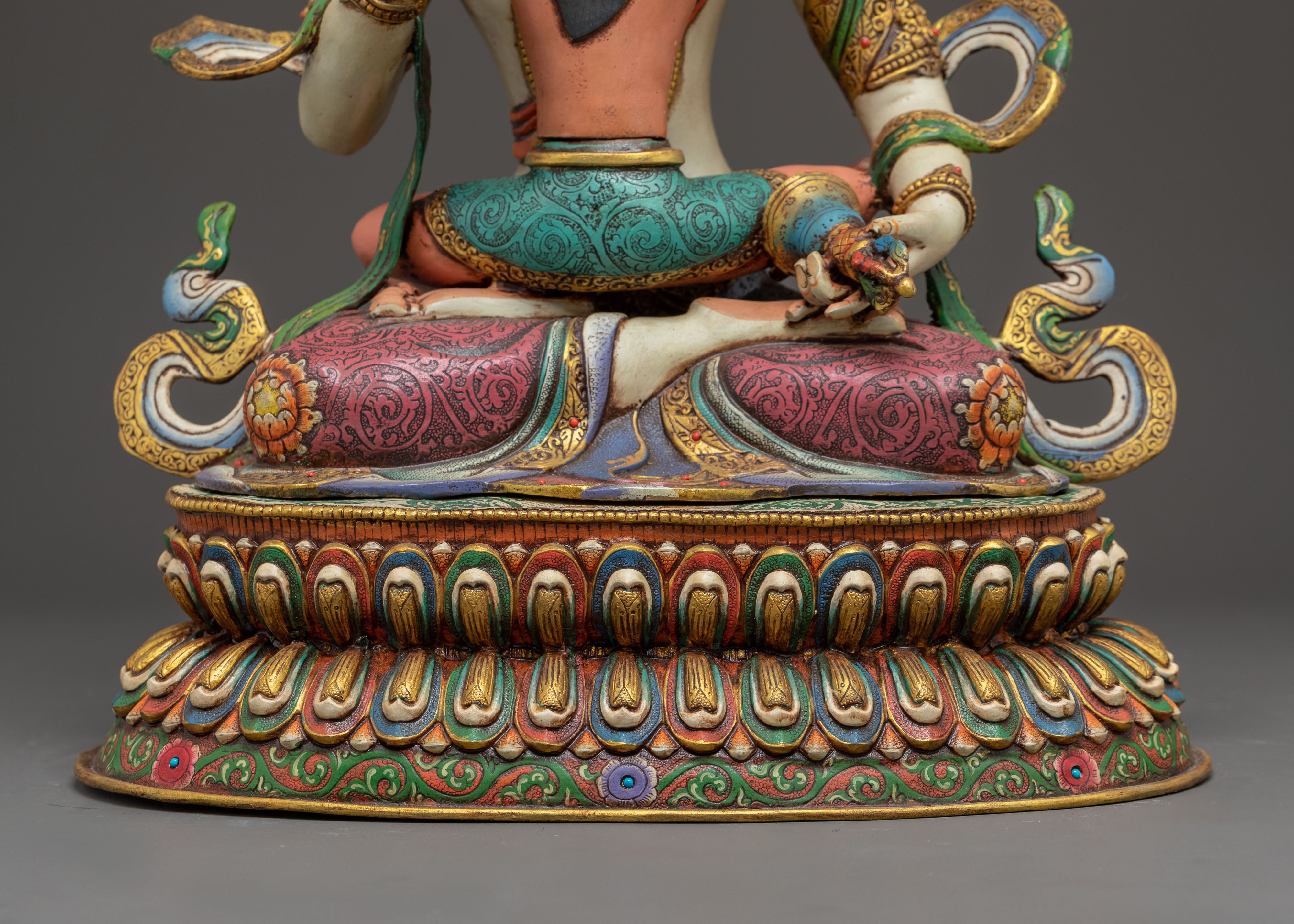 Handmade Golden Art of Vajrasattva Embodiment of Purification