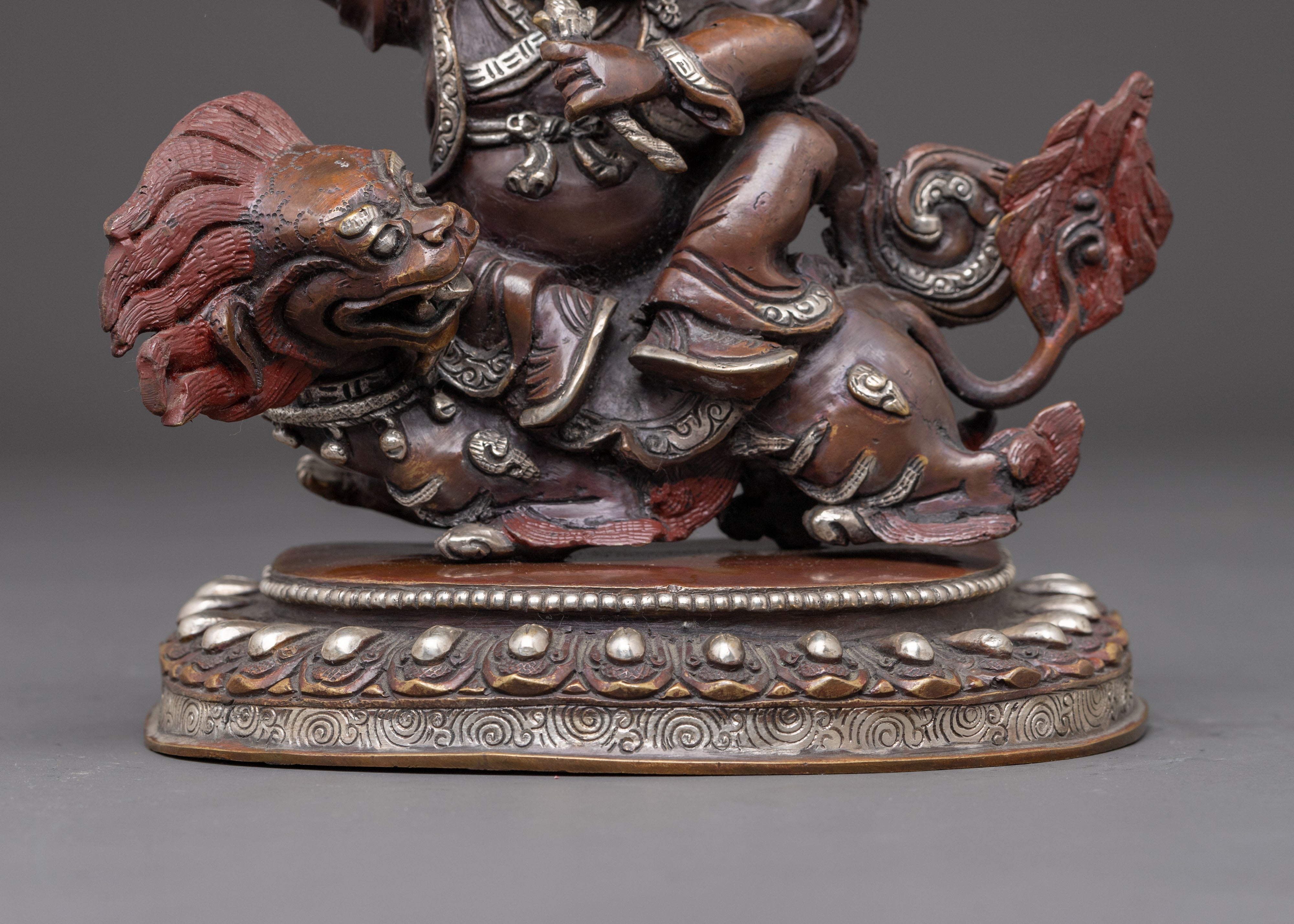 Mahakala Dorje Legpa Statue: Protector of the Dharma