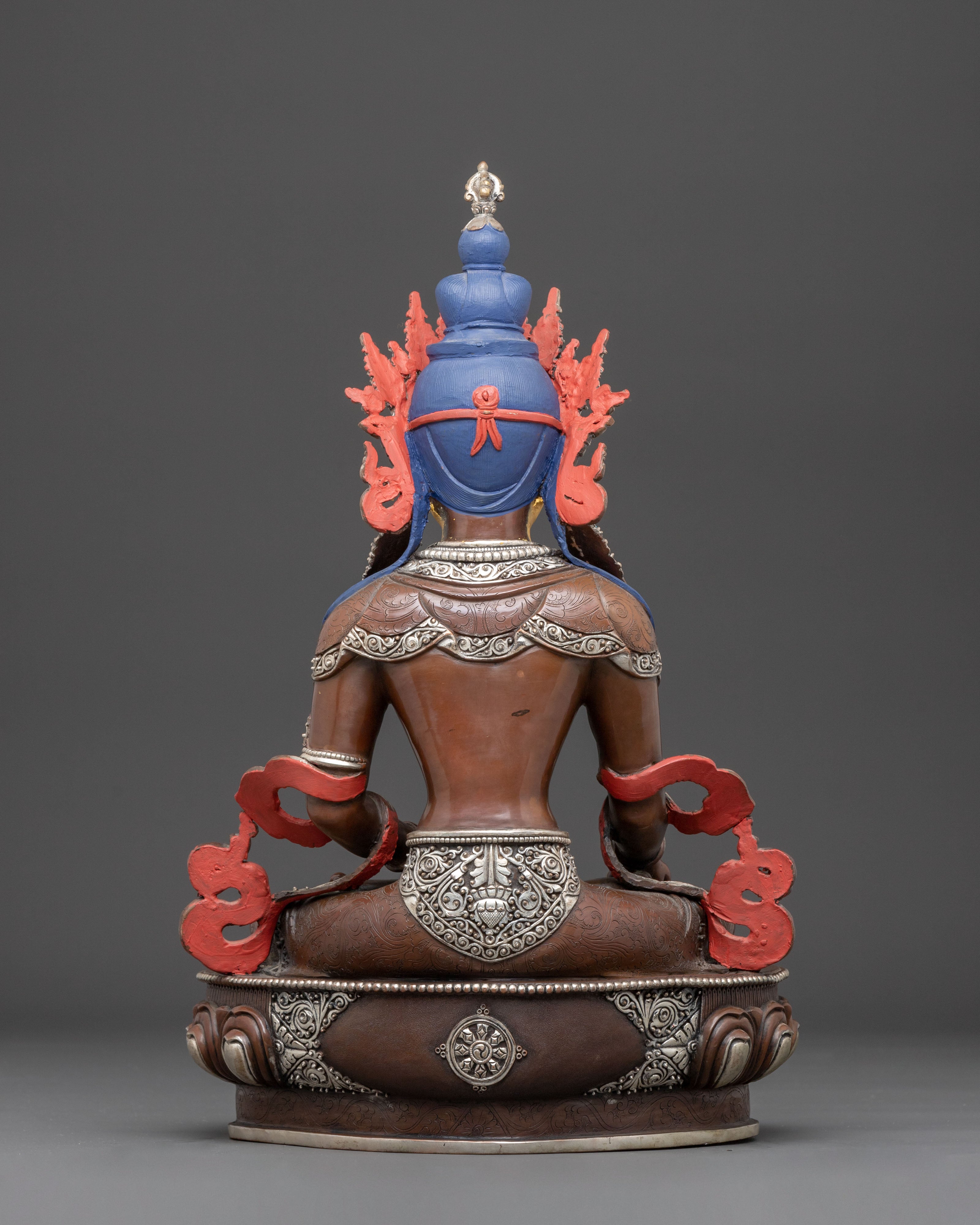 Bodhisattva Kshitigarbha Handmade Statue | Nepali Crafted Buddhist Icon