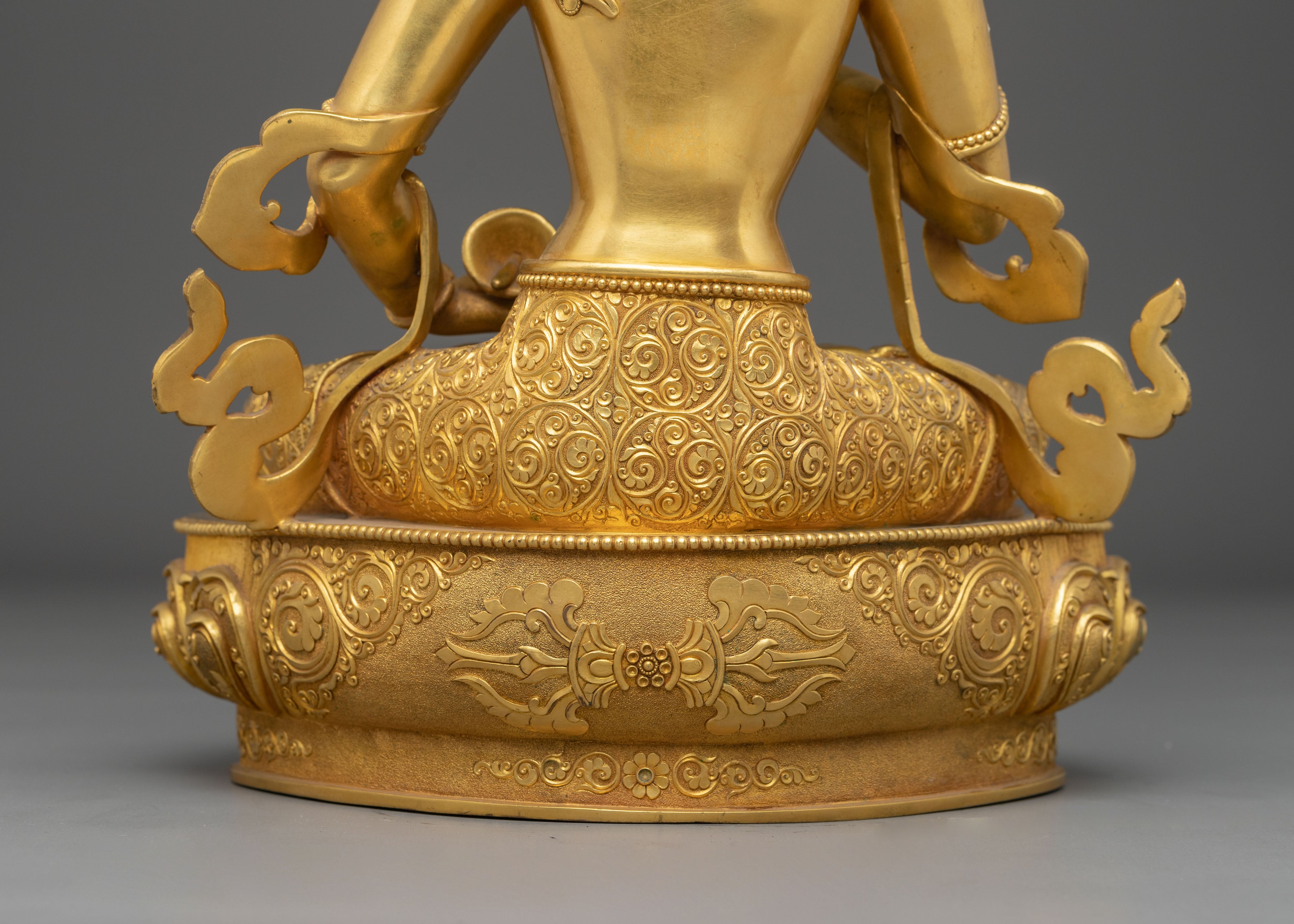 Handmade Golden Statue Of Dorje Sempa | Purification Deity