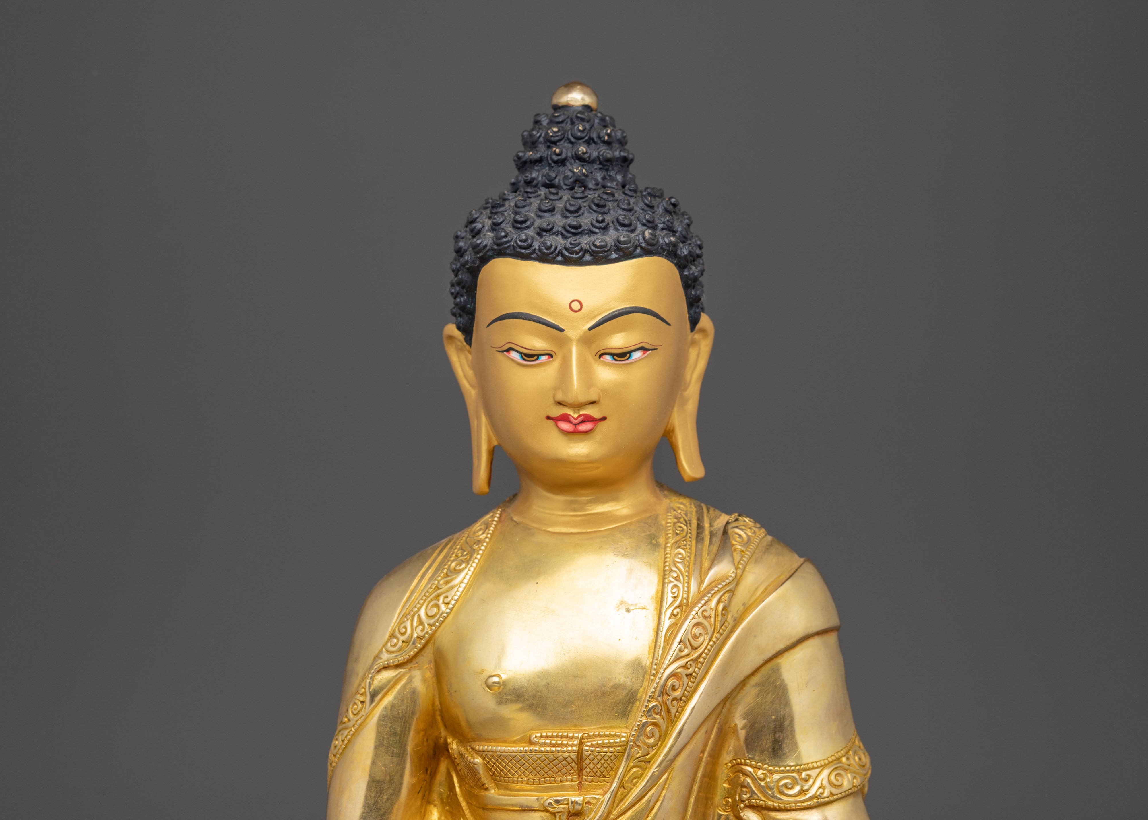 Golden Pure Land Buddha Amitabha Icon | Home Decor