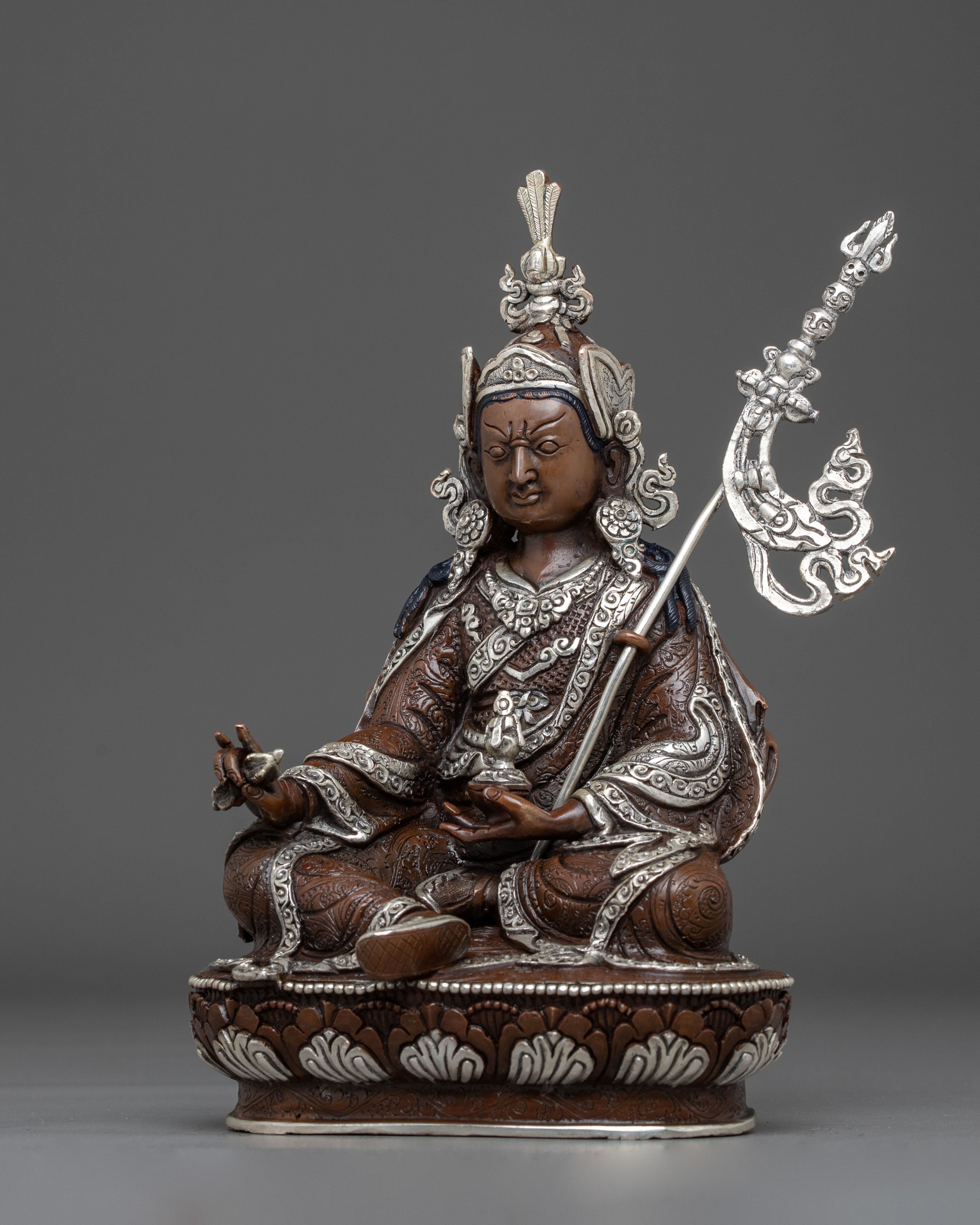 Handmade Statue of Guru Padmasambhava | Precious Guru of Vajrayana